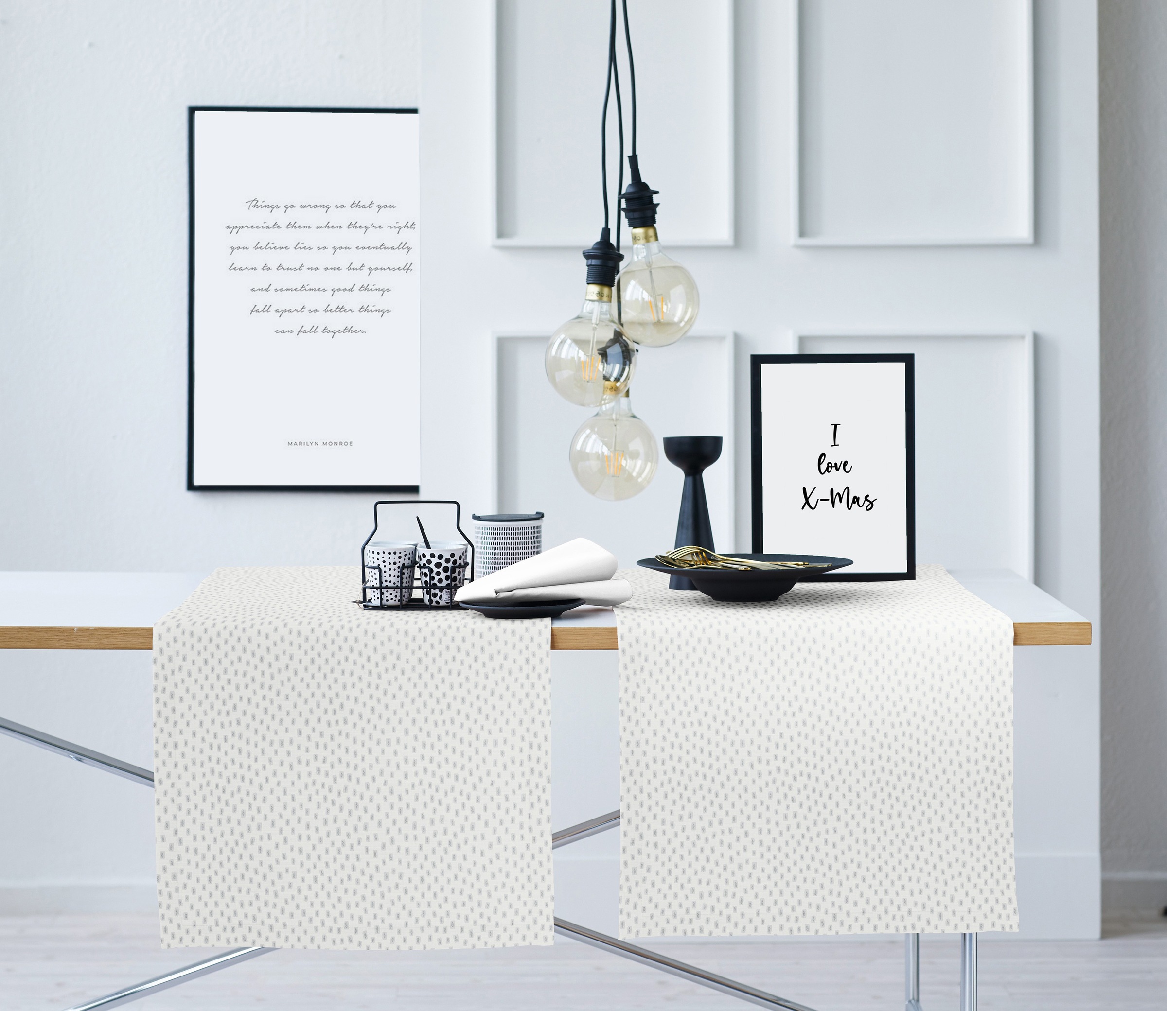 APELT Tischläufer "9601 CHRISTMAS ELEGANCE, Weihnachtsdeko, Weihnachten" Lurex-Jacquardgewebe