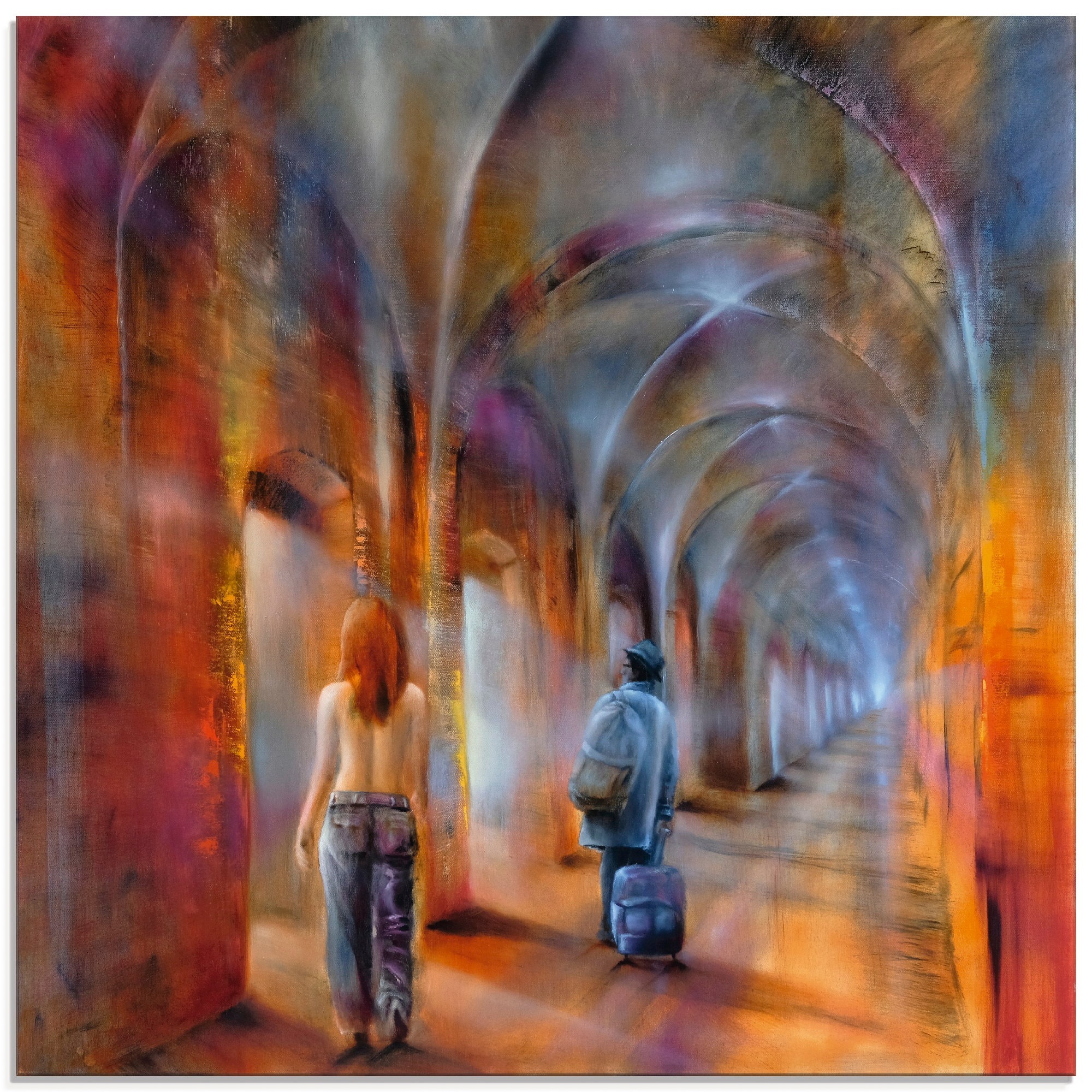 Image of Artland Glasbild »Unterwegs«, Gebäude, (1 St.) bei Ackermann Versand Schweiz