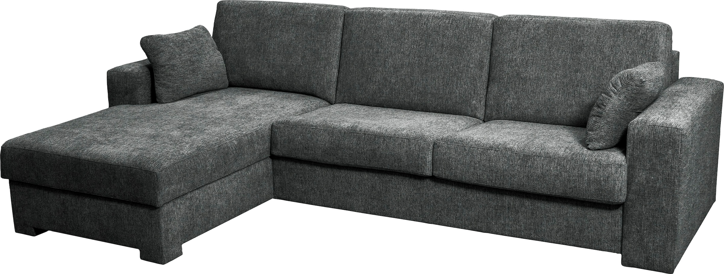 Home affaire Ecksofa »Roma "M" Matratzenhöhe 14 cm, Dauerschlaffunktion, mit Unterfederung,«, Liegemasse ca 143x198 cm, L-Form