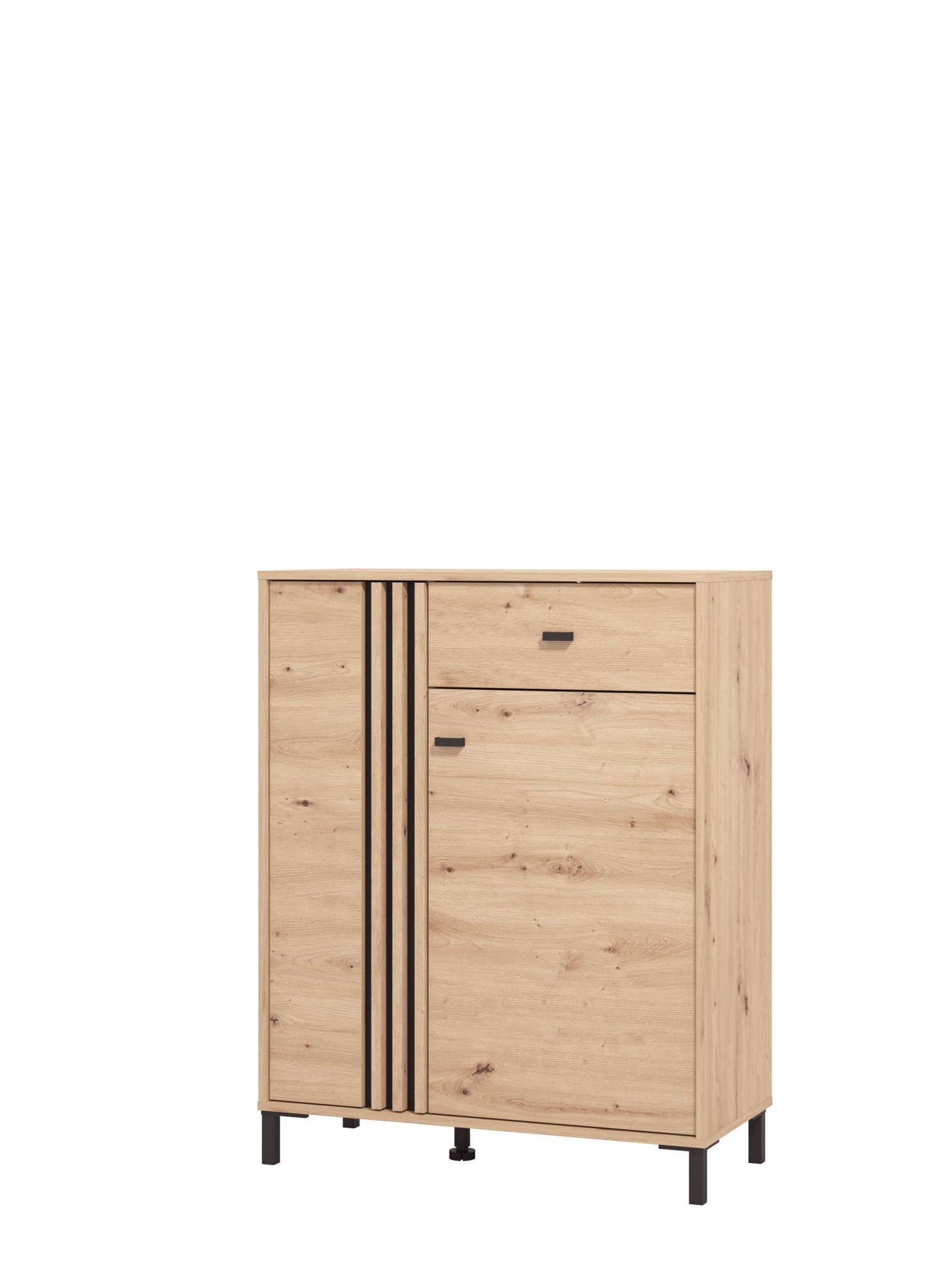 Image of Home affaire Schuhschrank "LAVAL Schuhregal, Schuhkommode" Drei Regale und eine Schublade. Gesamtbreite 86,5 cm