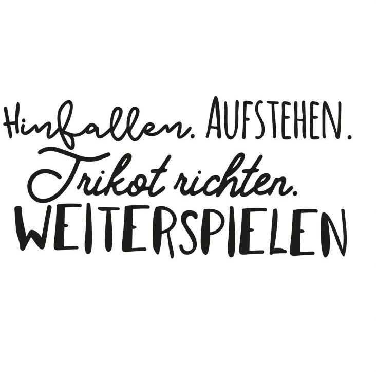 Image of Wall-Art Wandtattoo »Spruch Hinfallen und Weiterspielen«, (1 St.) bei Ackermann Versand Schweiz