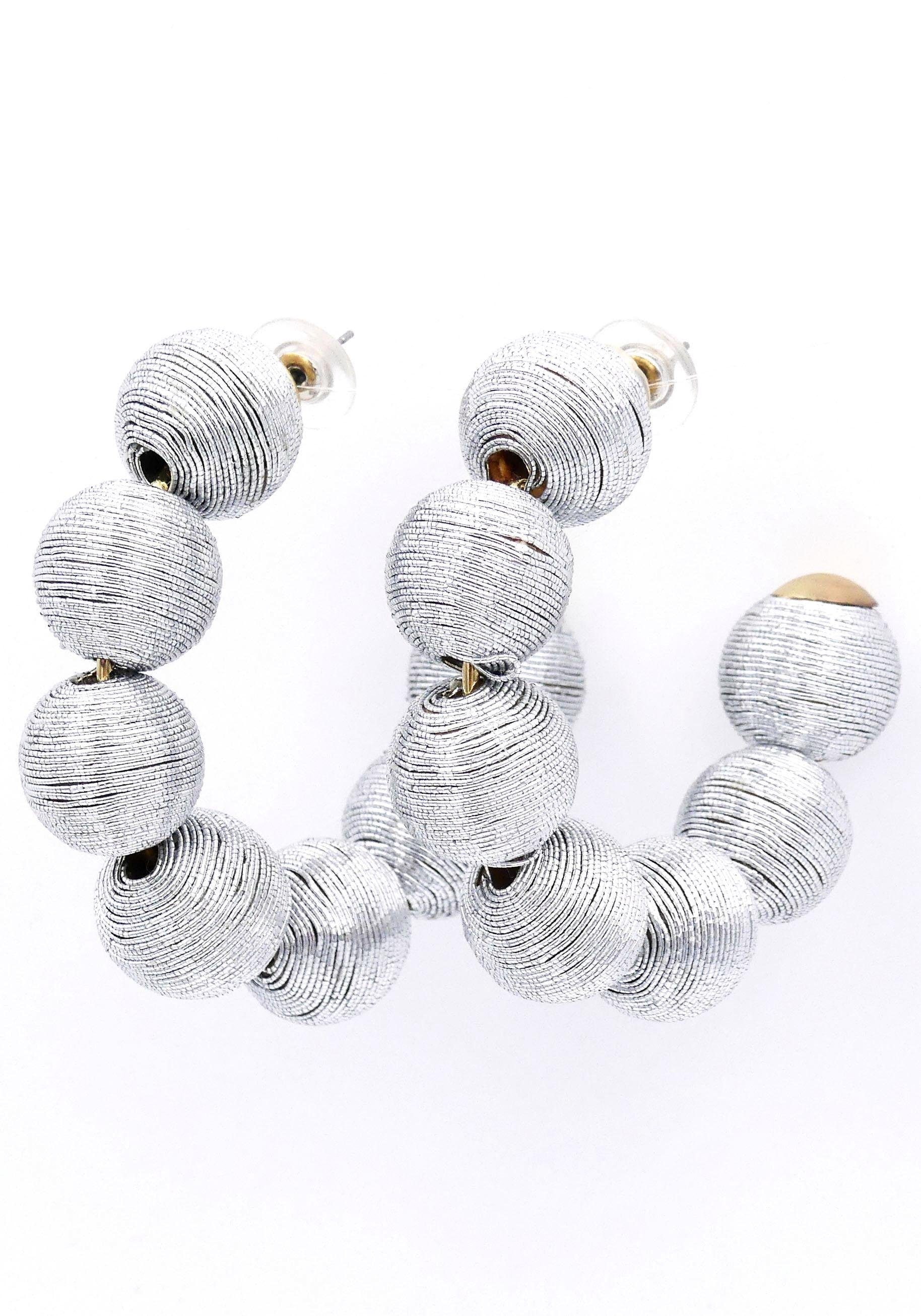 Paar Creolen »Kugeln, trendig«