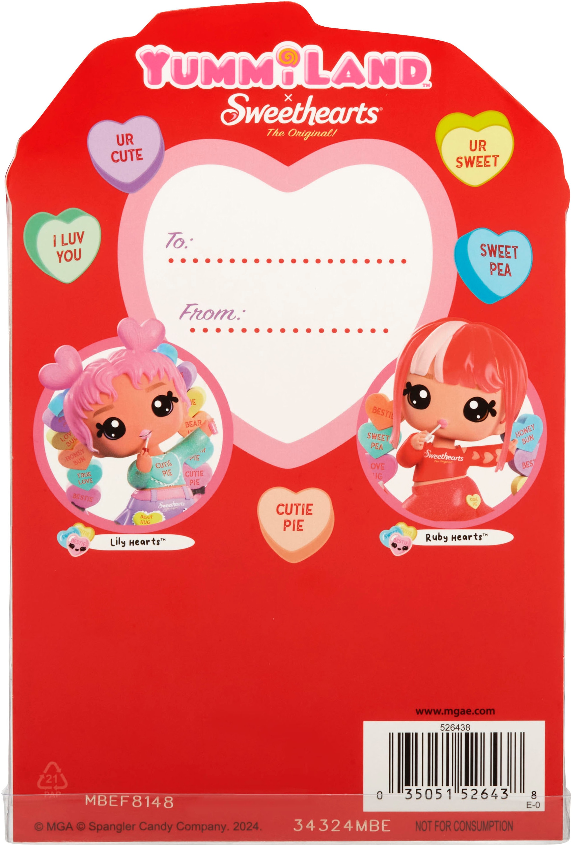 YUMMILAND Mini-poupée »Yummiland Sweet Lip Gloss-Ruby Hearts« inklusive Schlüsselanhänger