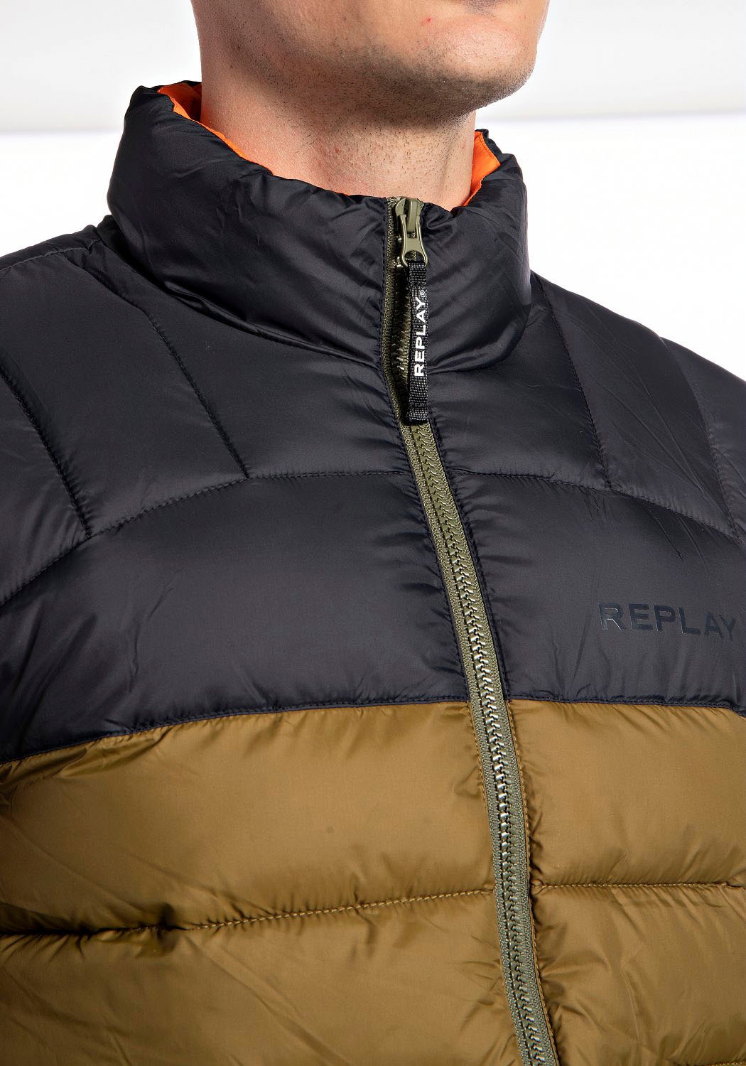 Replay Steppjacke, im trendigen 2-farbigen Look