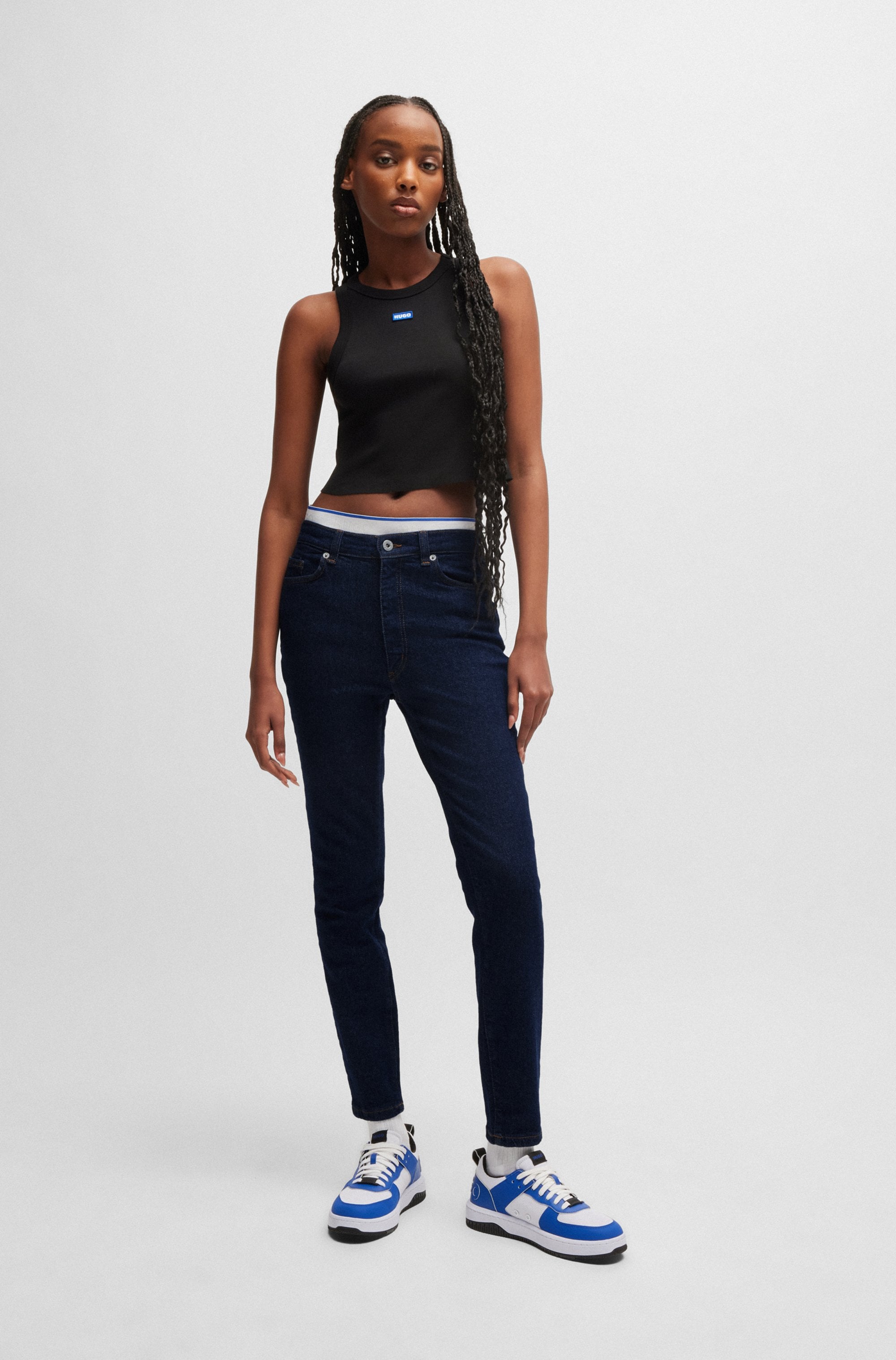 HUGO Blue Skinny-fit-Jeans »Malu«, Skinny Fit mit mittlerer Leibhöhe