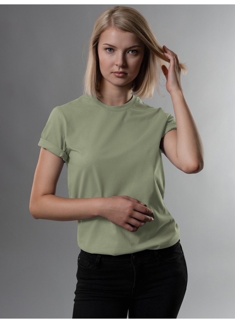 Image of Trigema T-Shirt "TRIGEMA Slim Fit T-Shirt aus DELUXE Baumwolle" 1