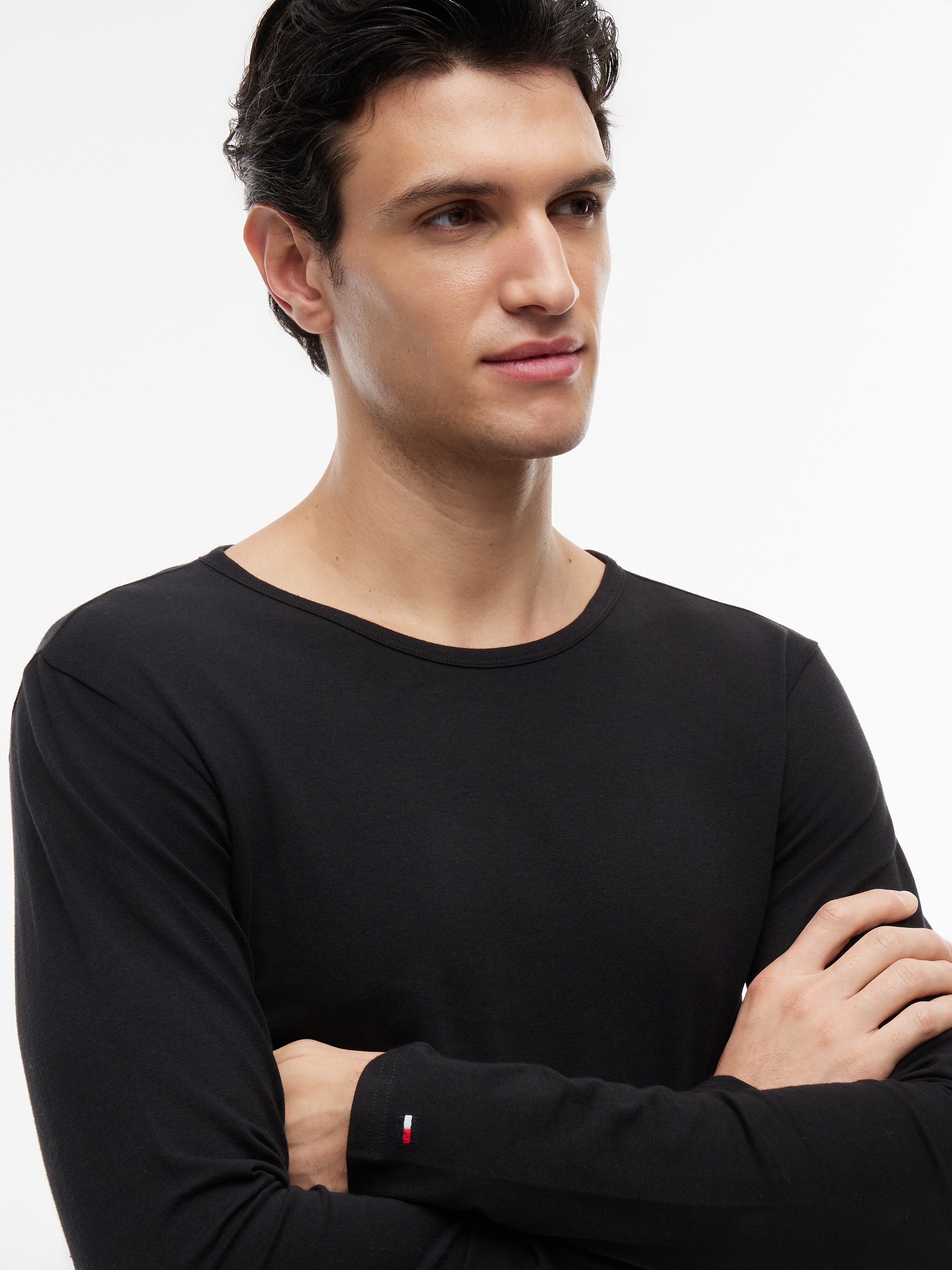 Tommy Hilfiger Underwear T-shirt »3P LS Tee« Paquet, pack de 3,  avec étiquette de marque