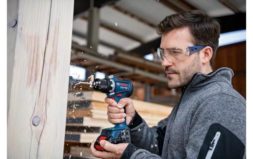 Bosch Professional Akku-Bohrschrauber »GSR 18 V-90 C« Set,  Mit 2 Akkus und 1 Ladegerät