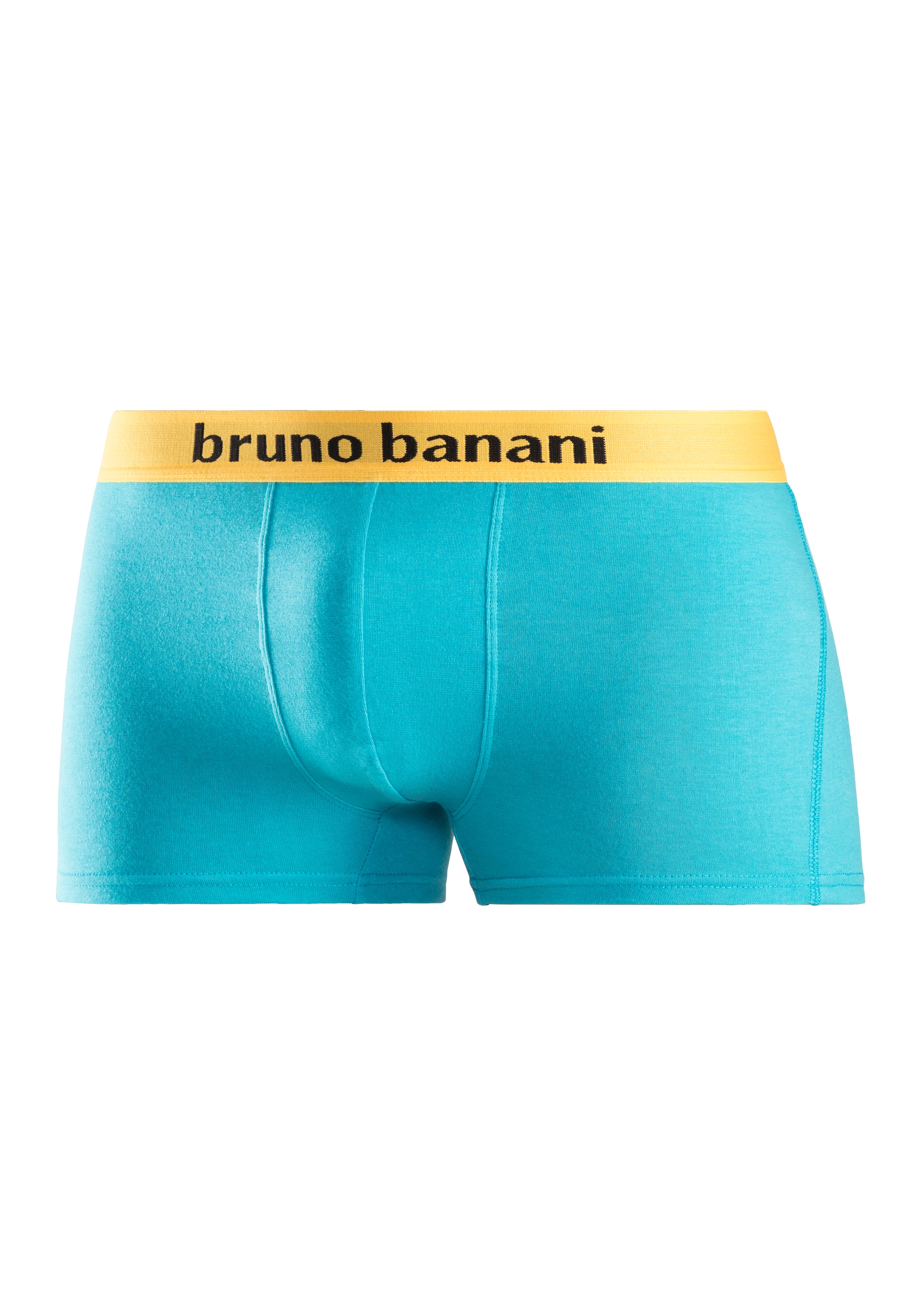 Bruno Banani Boxer, auf (Packung, mit Marken-Schriftzug St.), versandkostenfrei am farbigen 4 Bündchen
