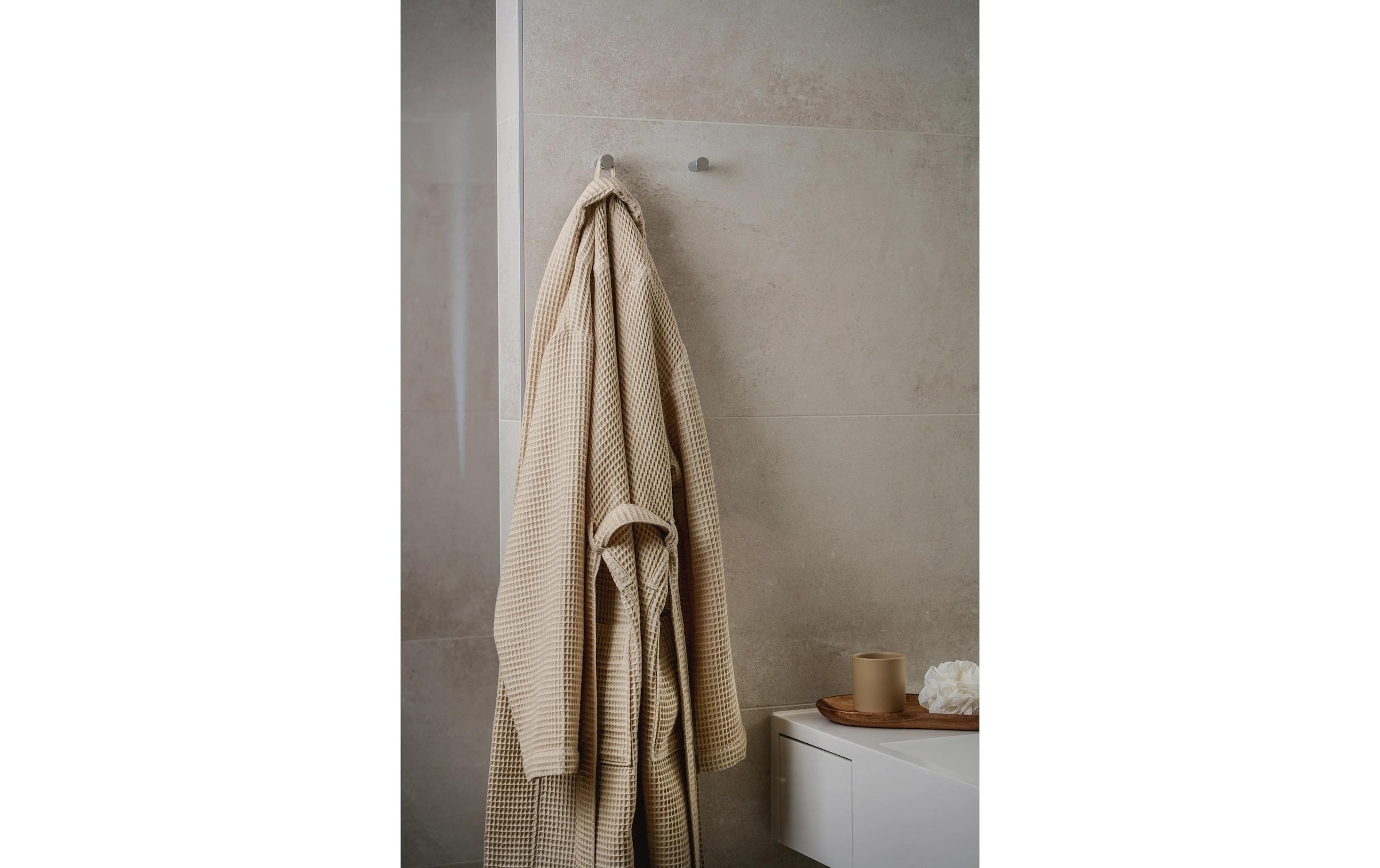 Vossen Bademantel »Siam, ideal für Sauna & Spa, Hotelbademantel, Morgenmantel« 1 Stk. Waffelpique