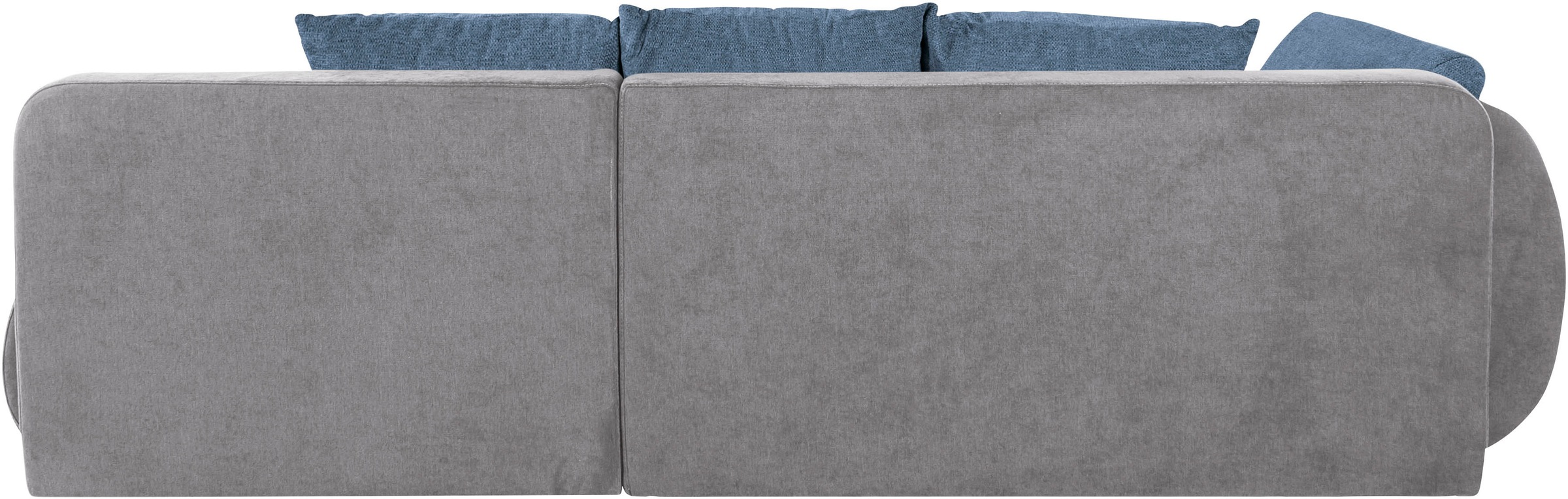 INOSIGN Ecksofa »Imola, elegant und modern, aktuelle Steppung im Sitz, bequem, L-Form«, frei im Raum stellbar, wahlweise mit Bettfunktion und Bettkasten