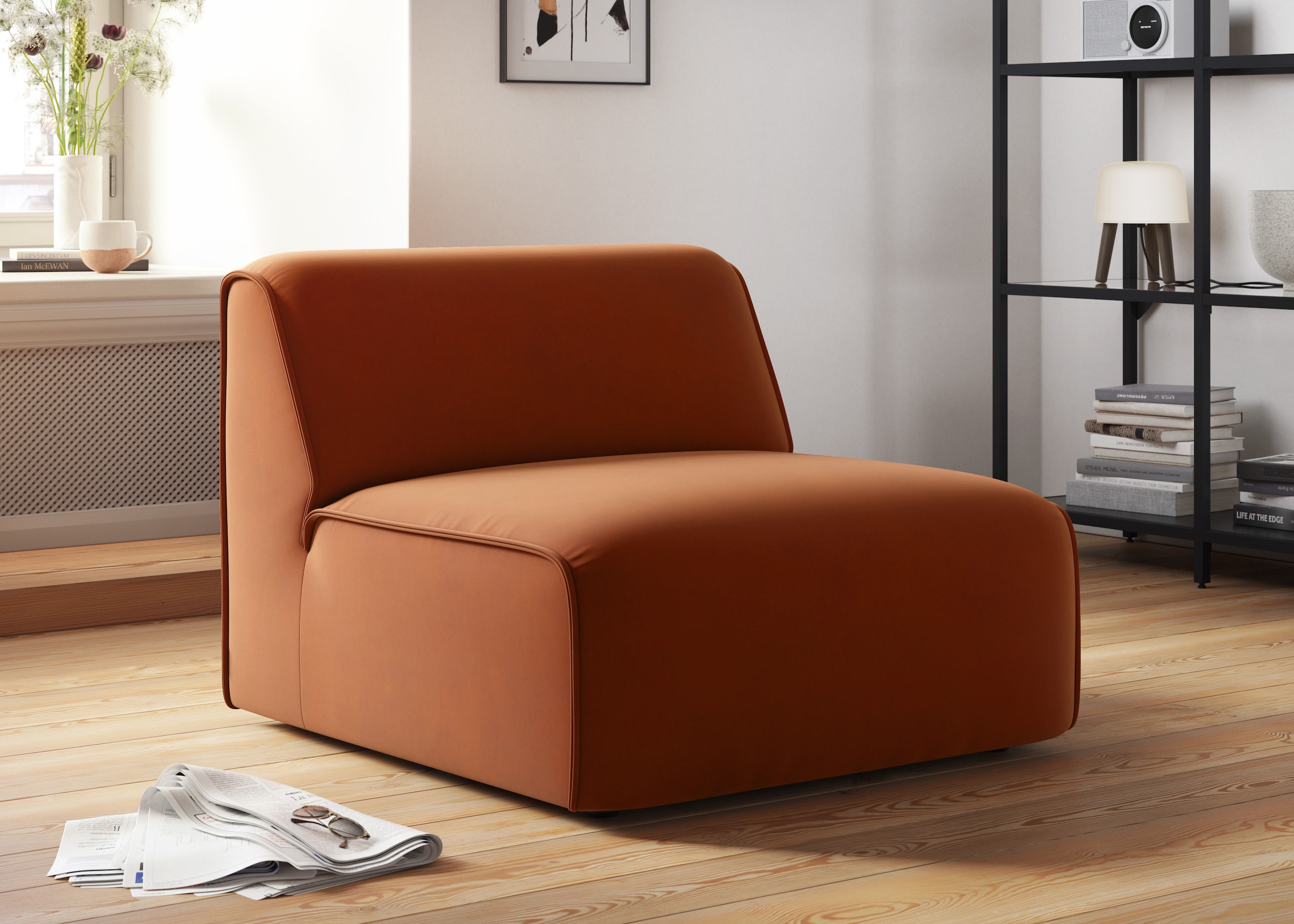 RAUM.ID Sessel »Merid Sofa-Mittelelement, Masse B/T/H: 84/97/46 cm«, als Modul oder separat verwendbar, für individuelle Zusammenstellung