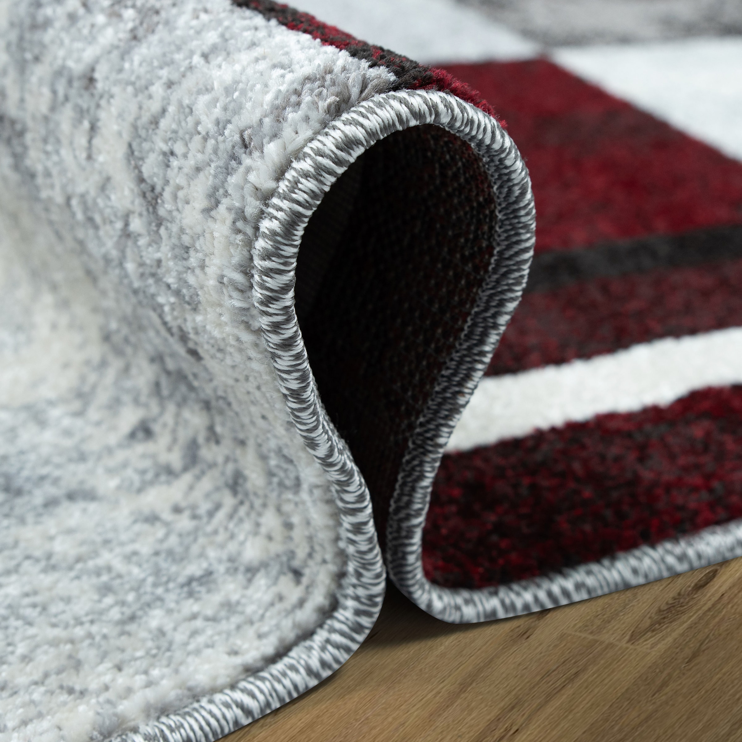 GOODproduct Teppich »Cube, Karo Muster mit 3D-Design« rechteckig 9 mm Höhe Kasten, geometrisch, Patchwork, Wohnzimmer, Schlafzimmer