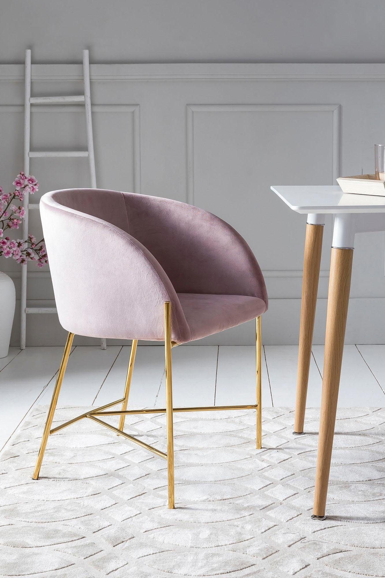 Image of SalesFever Armlehnstuhl, Samtvelours, Mit weichem Samtveloursbezug bei Ackermann Versand Schweiz