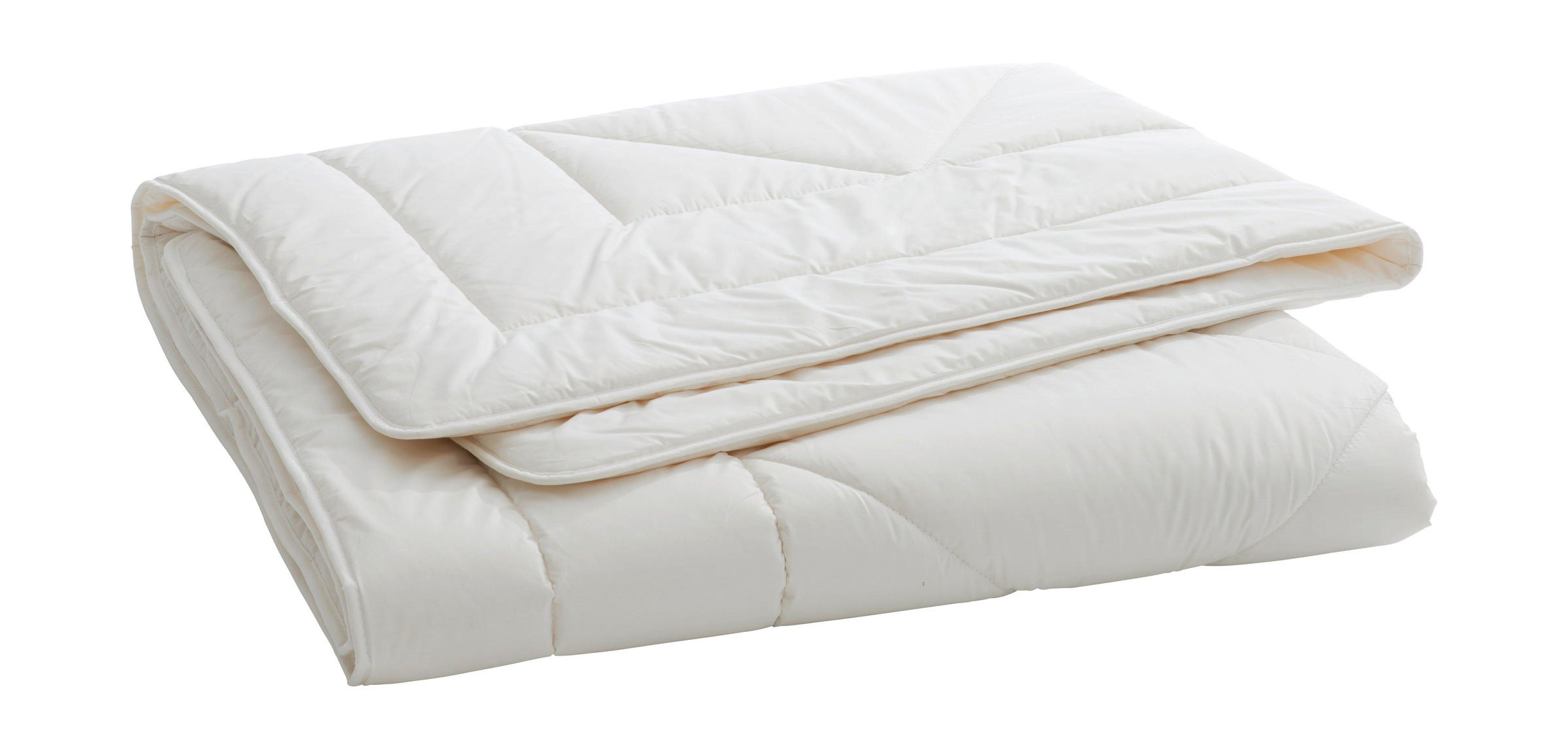 Image of billerbeck Naturhaarbettdecke »Organic Wool Uno«, leicht, Füllung 100% Schafschurwolle aus kontrolliert biologischer Tierhaltung (kbT), Bezug 100% Baumwolle, Soft-Batist, aus kontrolliert biologischem Anbau (kbA), (1 St.) bei Ackermann Versand Schweiz