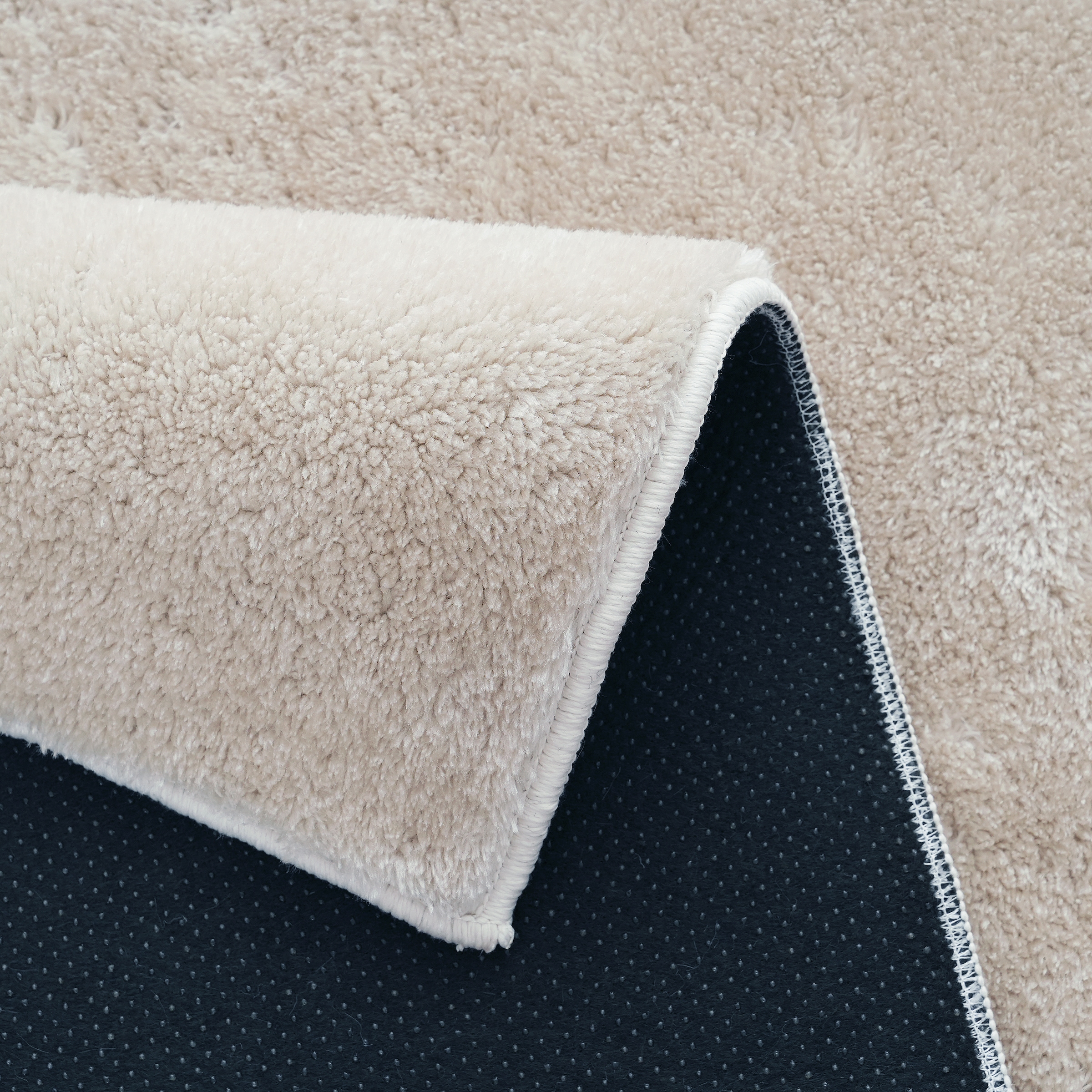 my home Teppich »Cali, weich, modern, waschbar« rechteckig 16 mm Höhe Uni-Farben, kuschelig, & weich, Wohnzimmer, Schlafzimmer, Esszimmer