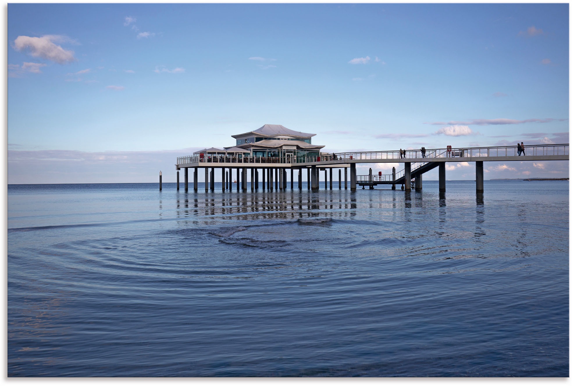 Image of Artland Wandbild »Teehaus in Timmendorf«, Strandbilder, (1 St.), in vielen Grössen & Produktarten - Alubild / Outdoorbild für den Aussenbereich, Leinwandbild, Poster, Wandaufkleber / Wandtattoo auch für Badezimmer geeignet bei Ackermann Versand Schweiz