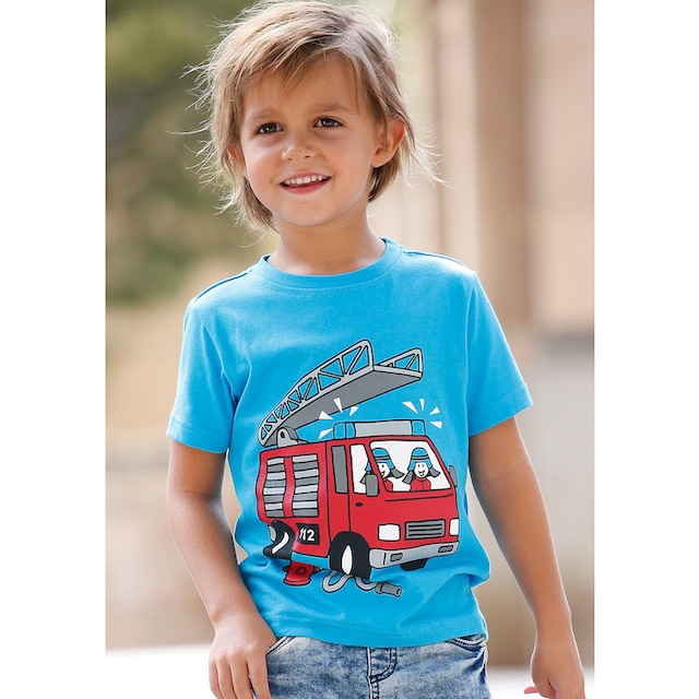 T-Shirt auf Auto »FEUERWEHR«, KIDSWORLD versandkostenfrei