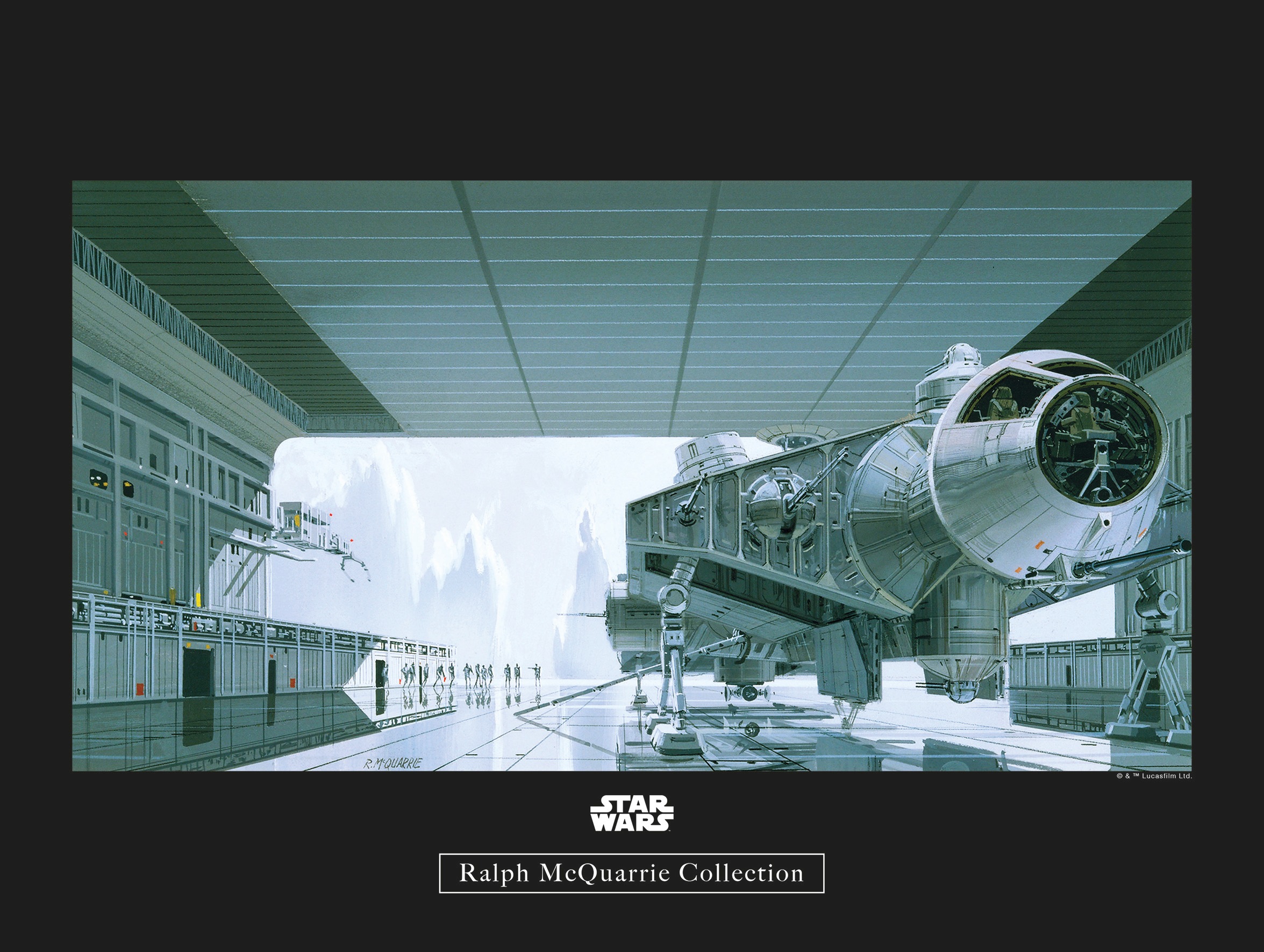 Image of Komar Poster »Star Wars Classic RMQ Hangar Shuttle«, Star Wars bei Ackermann Versand Schweiz