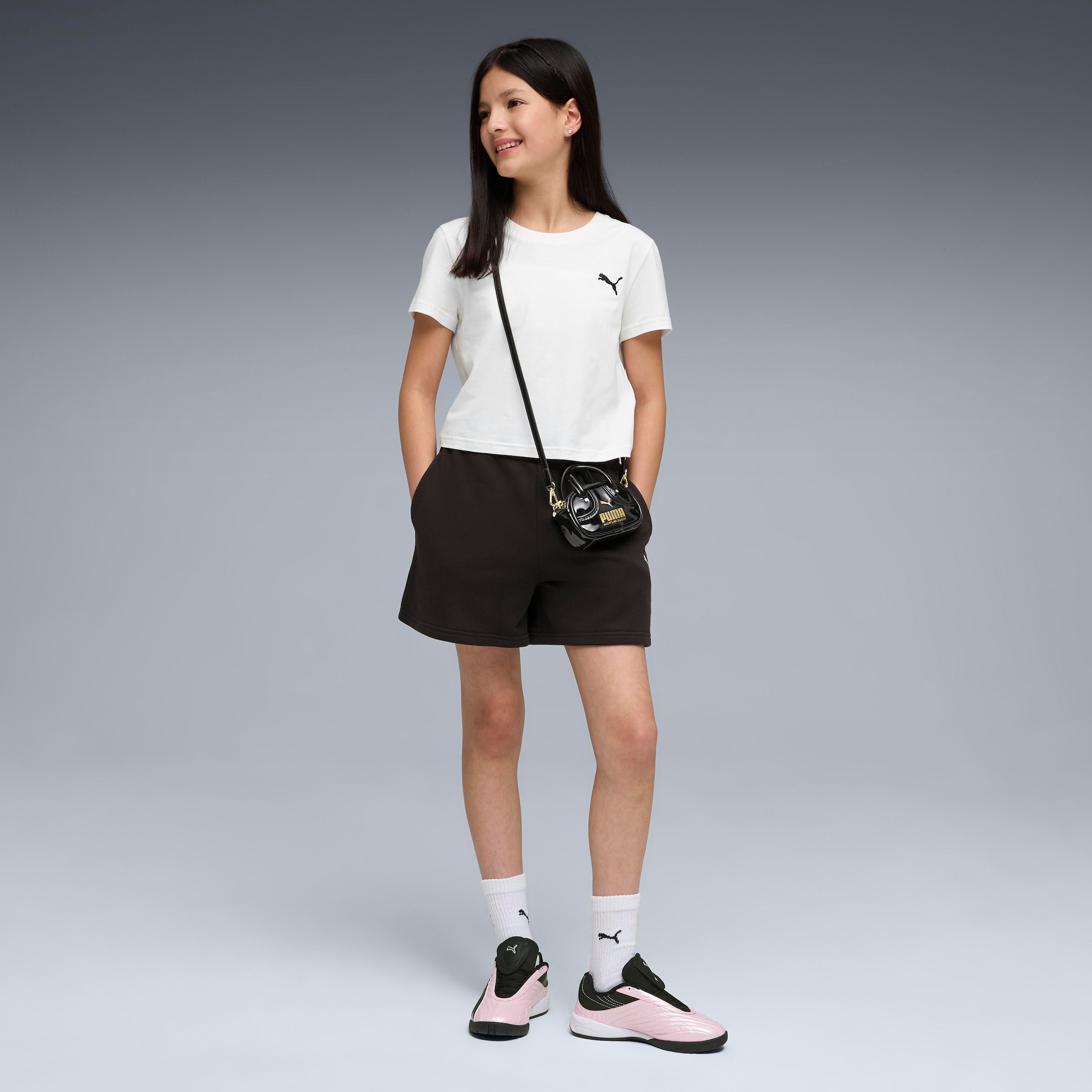 PUMA Trainingsshorts »ESS HIGH WAIST SHORTS TR G«  für entspannte Tage, vielseitig einsetzbar, minimalistisches Design