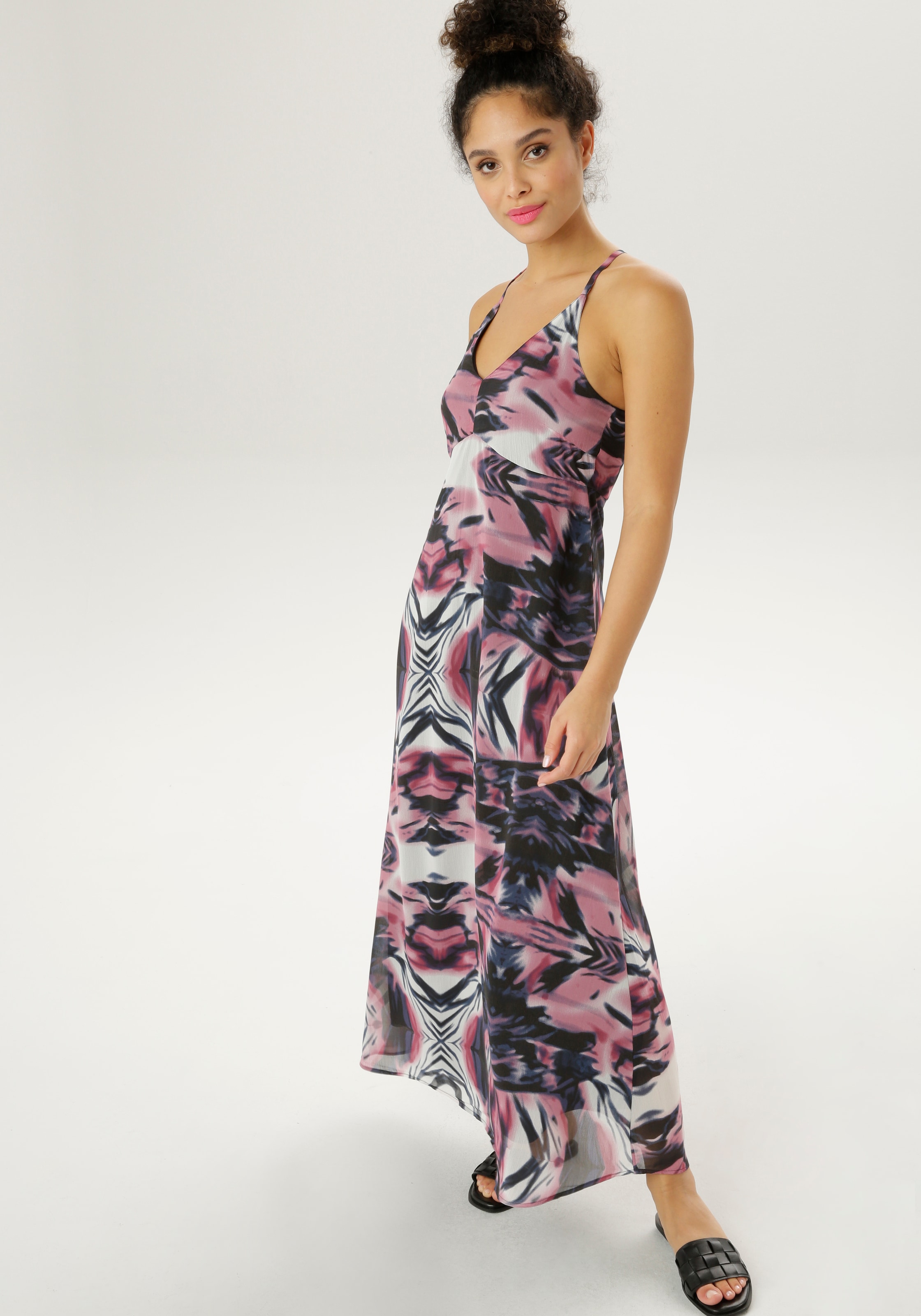 Aniston SELECTED Sommerkleid, mit verstellbaren Spagettiträgern - NEUE KOLLEKTION kaufen