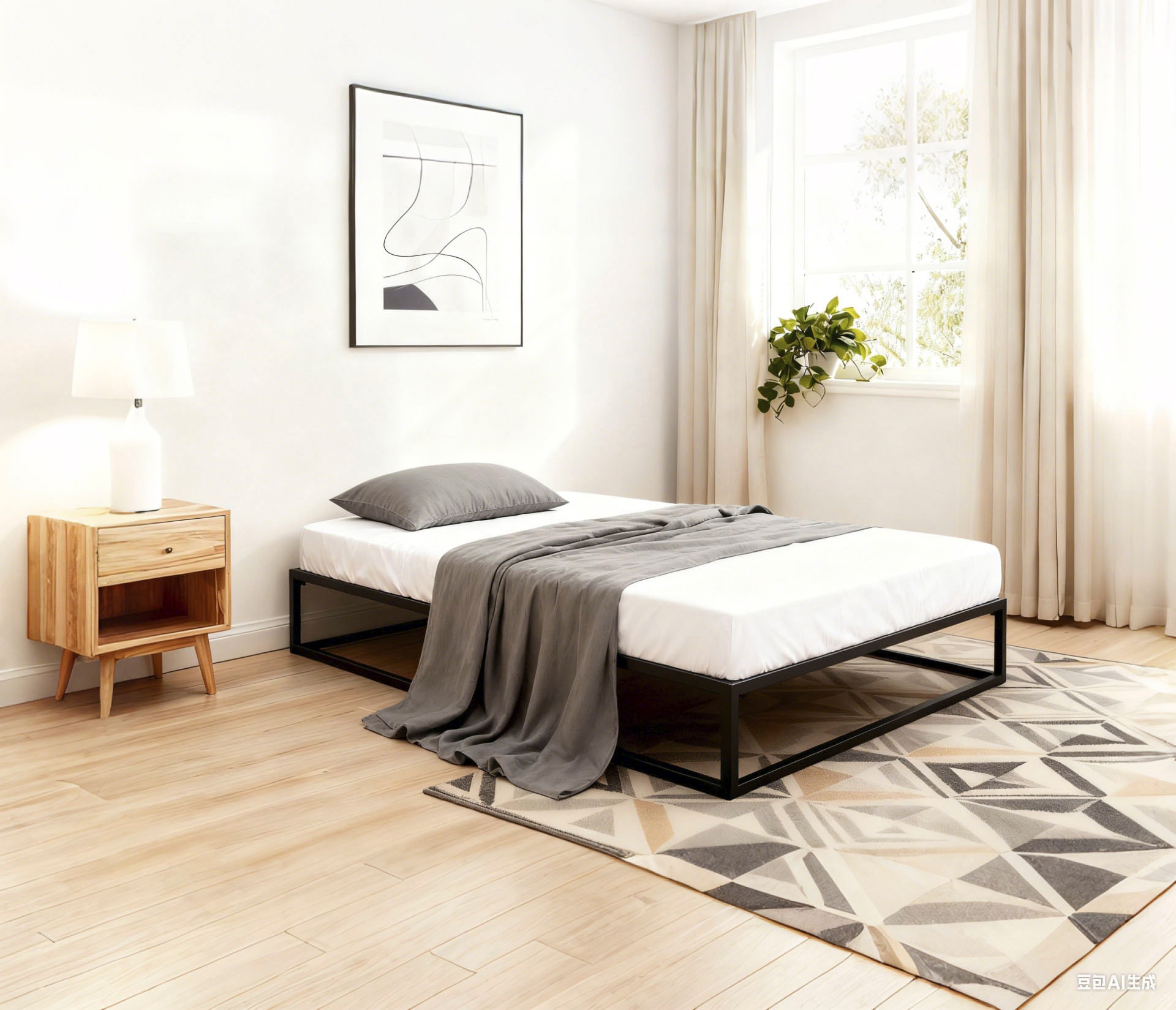 GOODproduct Lit en métal »Stockholm in 3 Breiten Bestseller Otto´s Choice« mit 26 Lattenrosten für den perfekten Schutz deiner Matratze,  Moderner Bettrahmen Bett Schlafzimmer Bettgestell Massiv