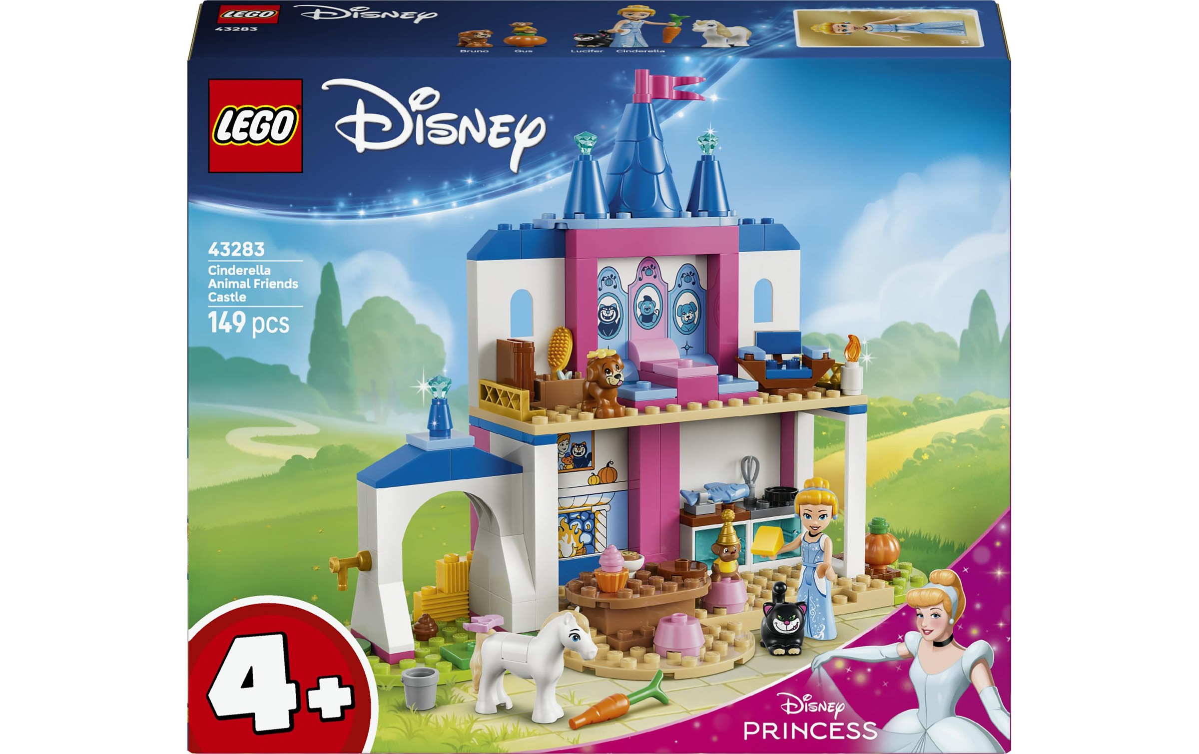 LEGO® Konstruktionsspielsteine »Cinderellas Tierpalast (43283), LEGO Disney Princess« Made in Europe