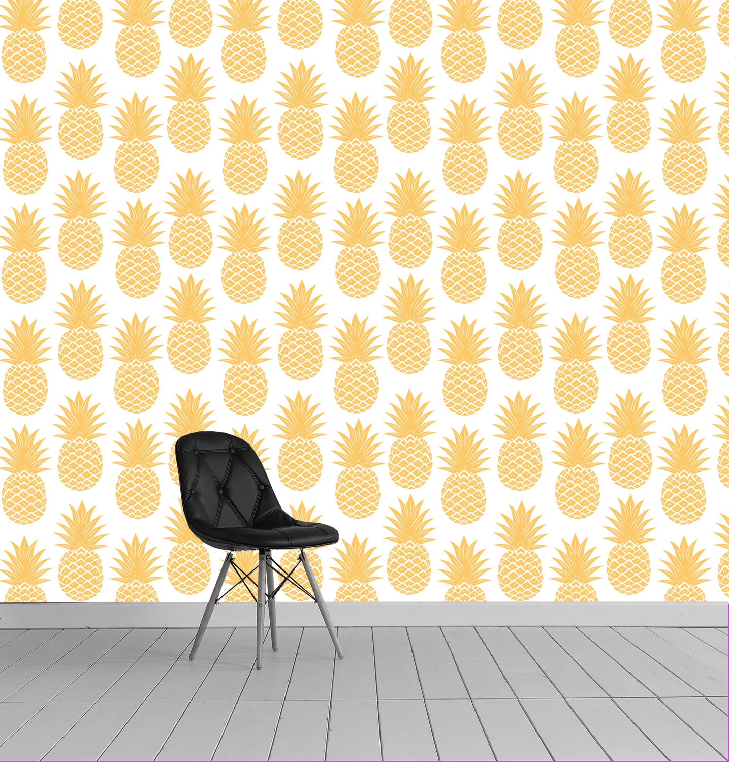 queence Vinyltapete »Elodie«, bedruckt-tropisch, 90x250cm, selbstklebend, kinderleichte Anbringung, Sticker