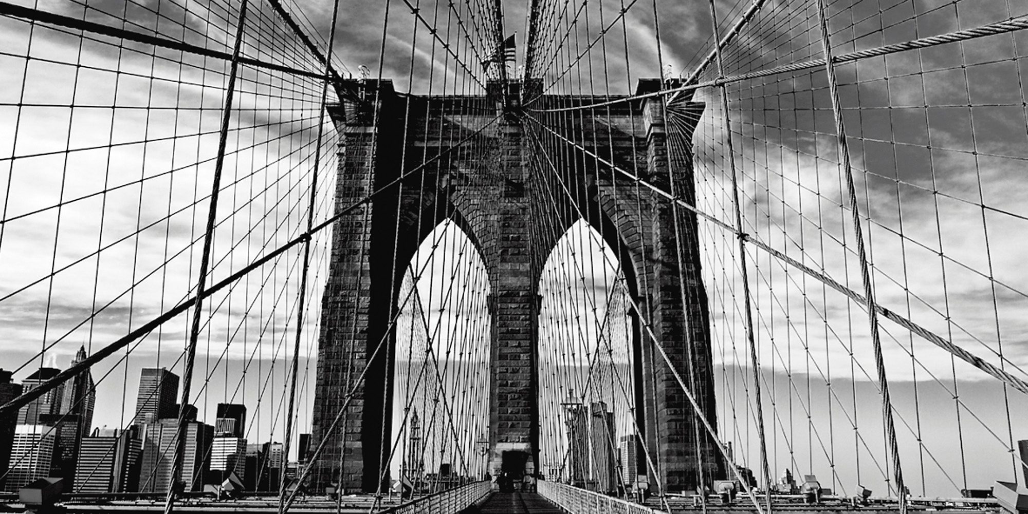Image of Home affaire Leinwandbild »Peter Knif: Brooklyn Bridge«, 100/50 cm bei Ackermann Versand Schweiz