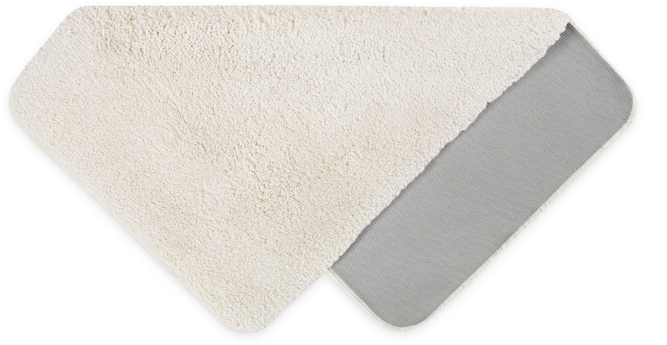 Homie Living »Porto Azzurro« Höhe 30 mm revêtement antidérapant Séchage rapide | compatible chauffage au sol Tapis de bain uni, rectangulaire & rond, lavable, tapis de salle de bain