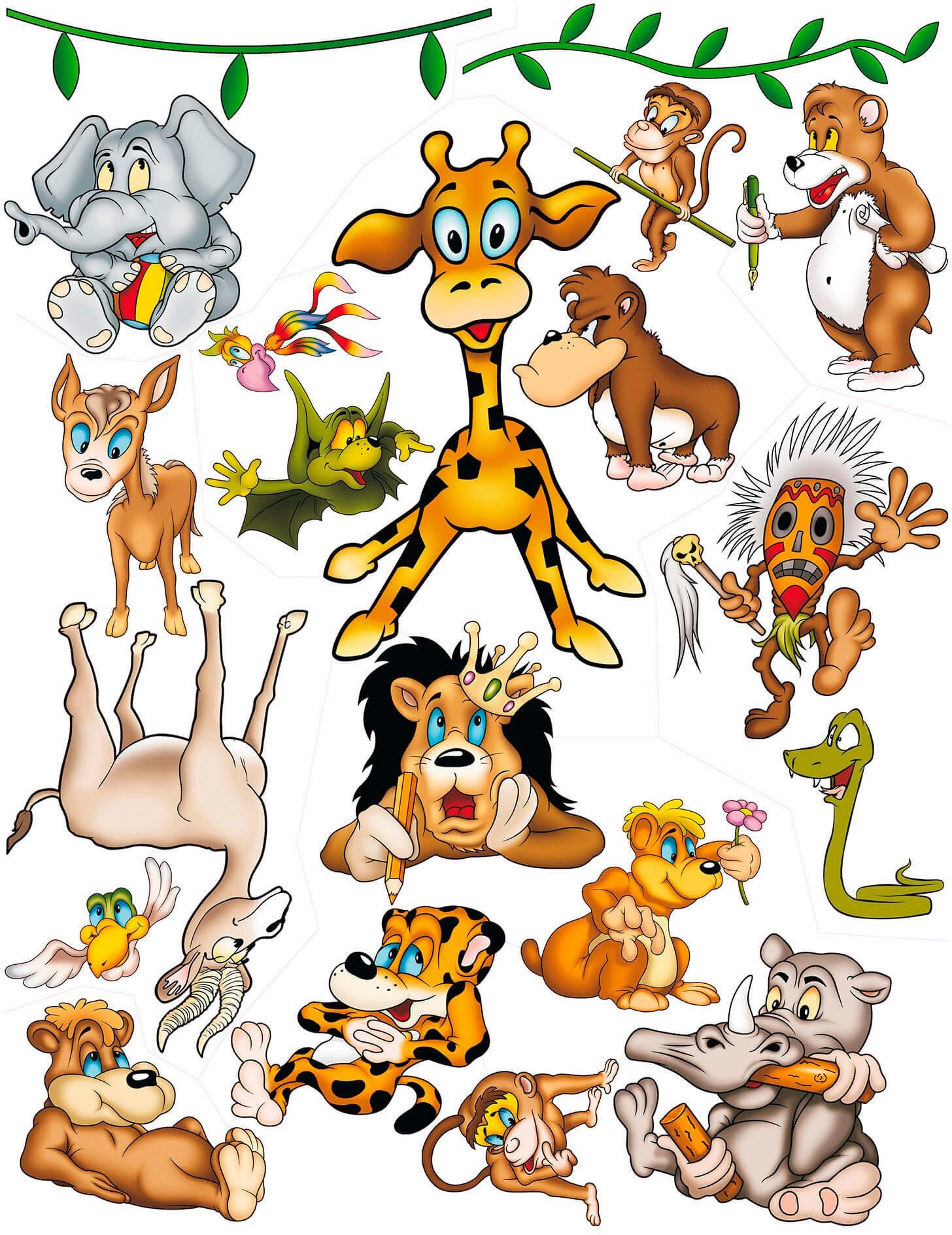 Image of Wall-Art Wandtattoo »MegaPack Crazy Jungle« bei Ackermann Versand Schweiz