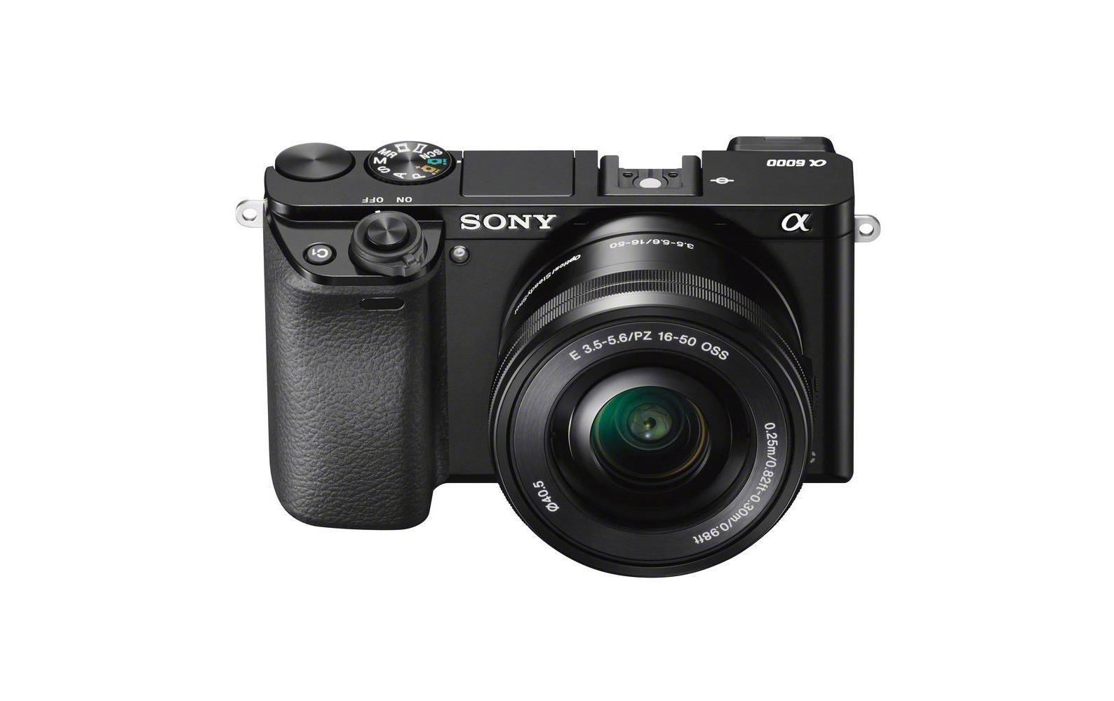 Sony Objektivkamera »Alpha 6000 Kit 16-50 Schwarz«