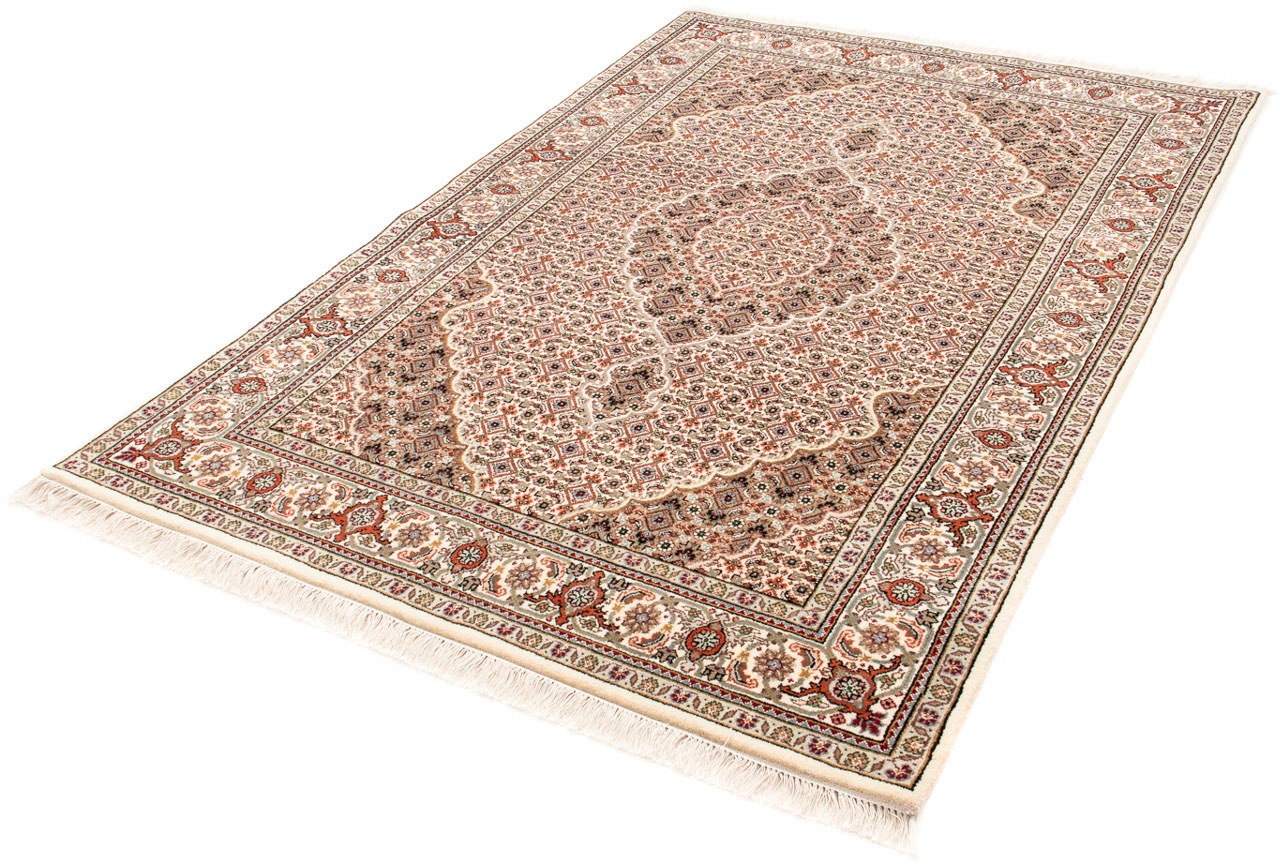 Image of morgenland Orientteppich »Perser - Täbriz - 197 x 134 cm - beige«, rechteckig, 10 mm Höhe, Wohnzimmer, Handgeknüpft, Einzelstück mit Zertifikat bei Ackermann Versand Schweiz