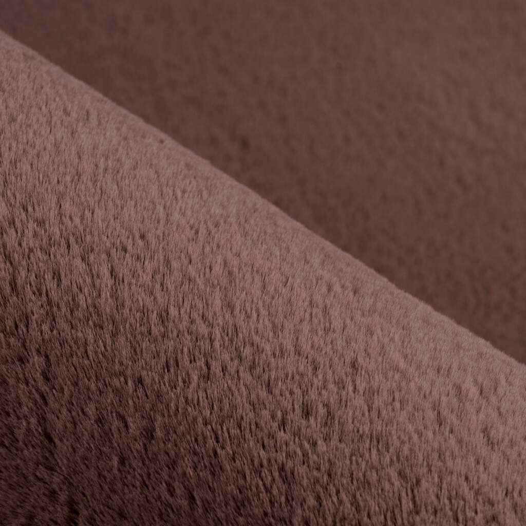 Carpet City Tapis à poils longs »TOPIA400« Rond 21 mm Höhe besonders weich und kuschelig durch Polyester, Uni-Farben