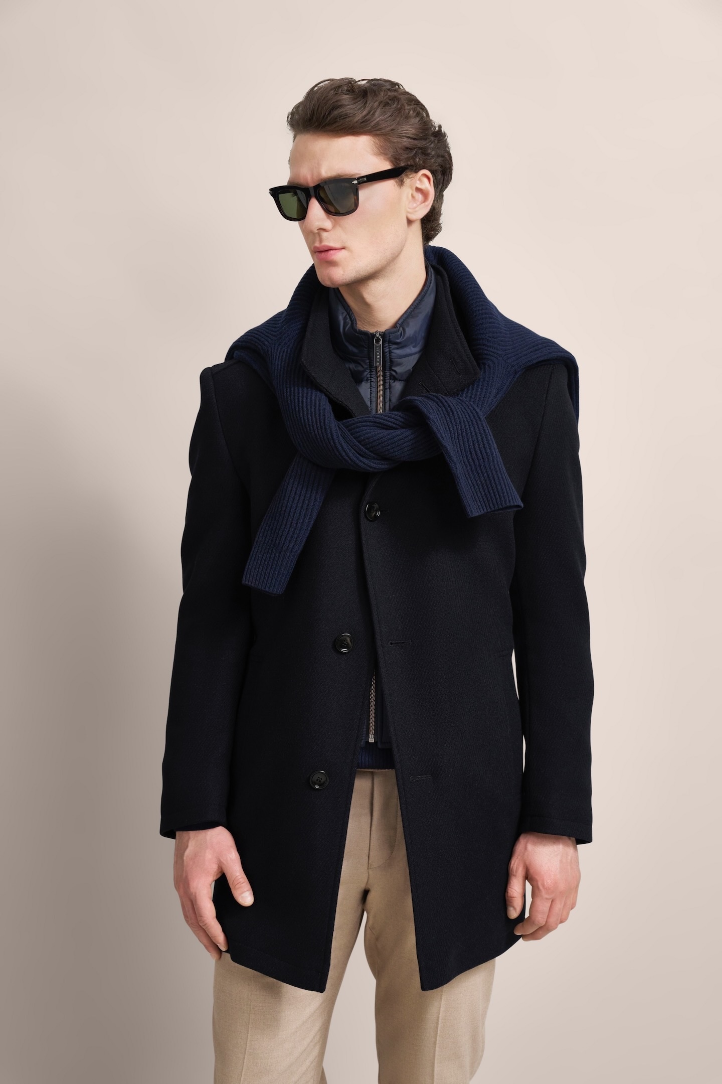 Image of bugatti Kurzmantel mit Westenfake