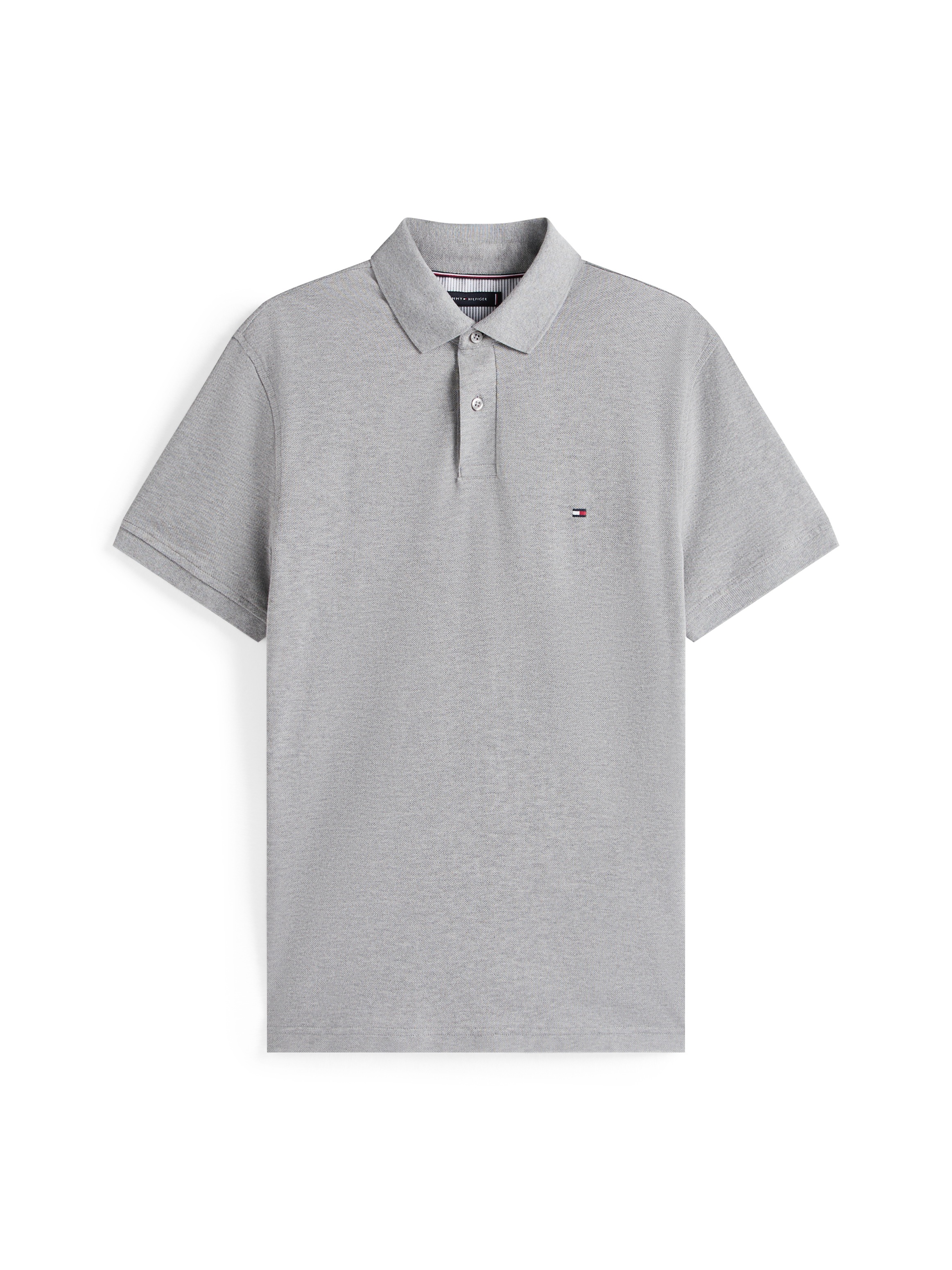 Tommy Hilfiger Poloshirt »1985 REGULAR POLO mit Kontraststreifen und Knopfleiste«, unifarben, sportlich, regular fit, Baumwollmix, Polokragen
