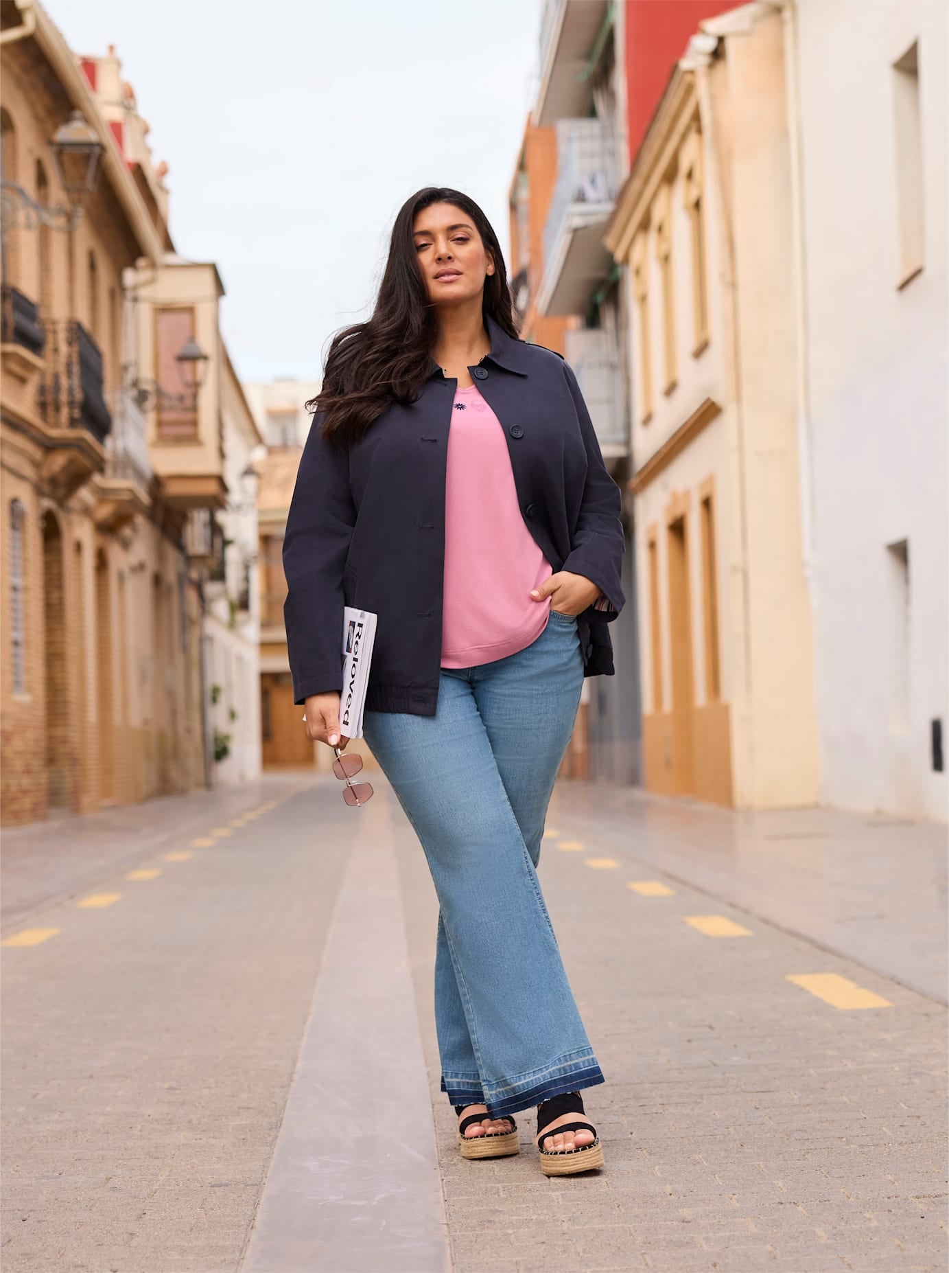 Sheego Bootcut-Jeans 1