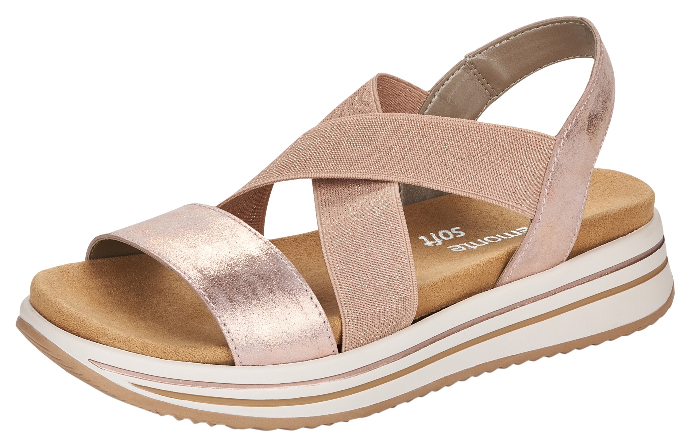 Image of Remonte Sandale, mit flexiblen Gummiriemchen bei Ackermann Versand Schweiz