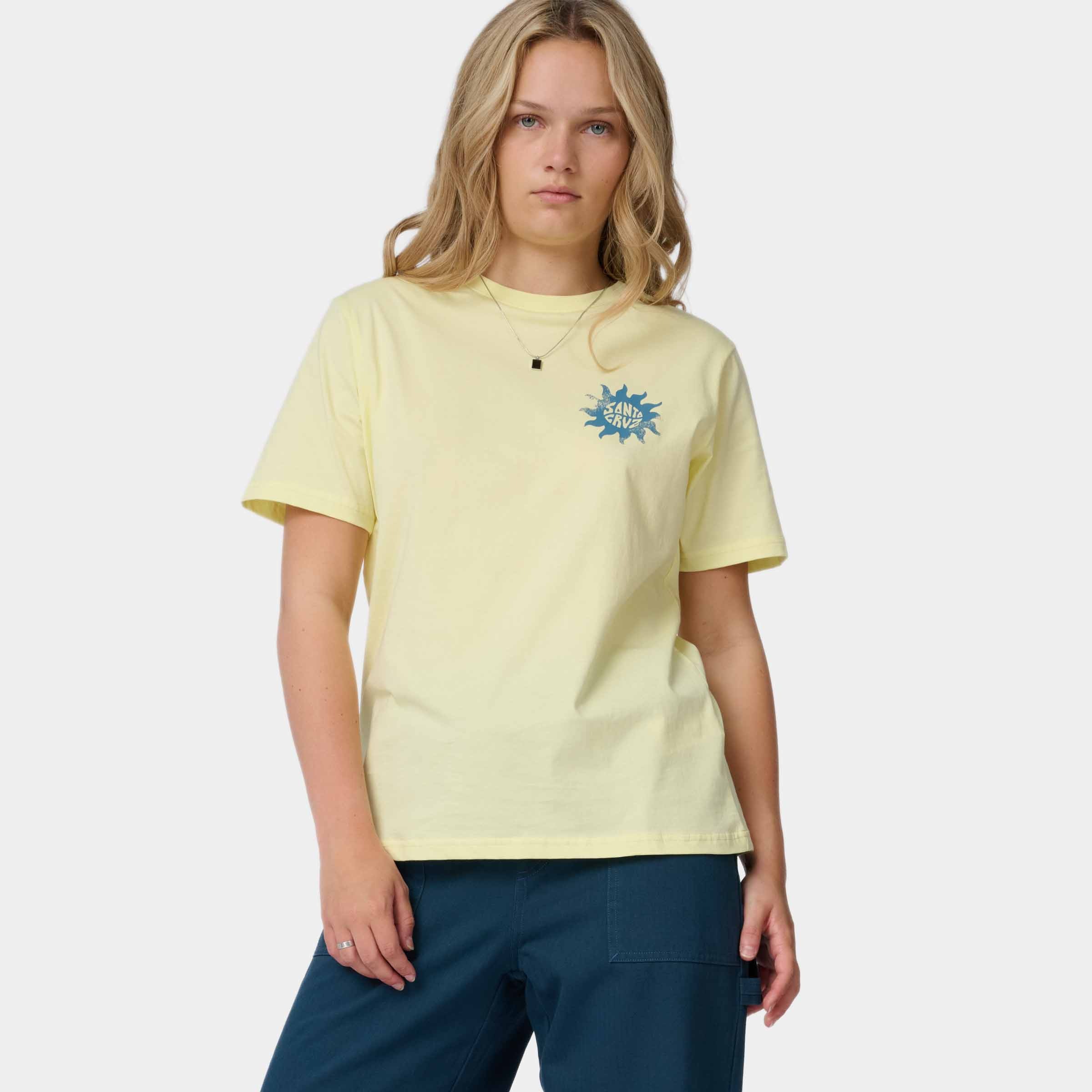 Image of Santa Cruz T-Shirt "SUN DAZE T-SHIRT" sportliche Passform, für sportliche Aktivitäten, sportlicher Stil