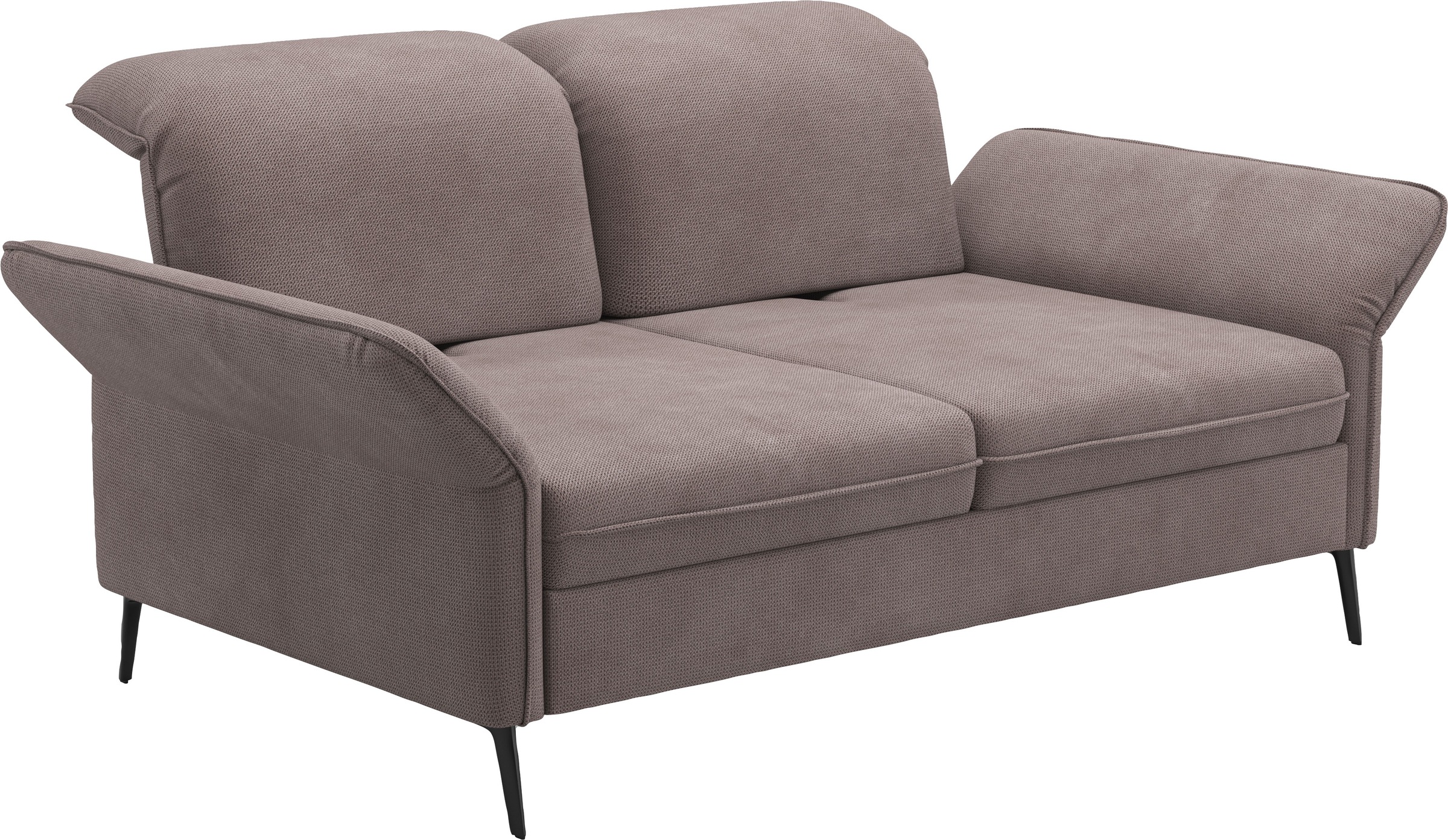 sit&more 2,5-Sitzer »Emely, inkl. Sitztiefenverstellung«, wahlweise mit Bettfunktion, Kopf- & Armteilverstellung