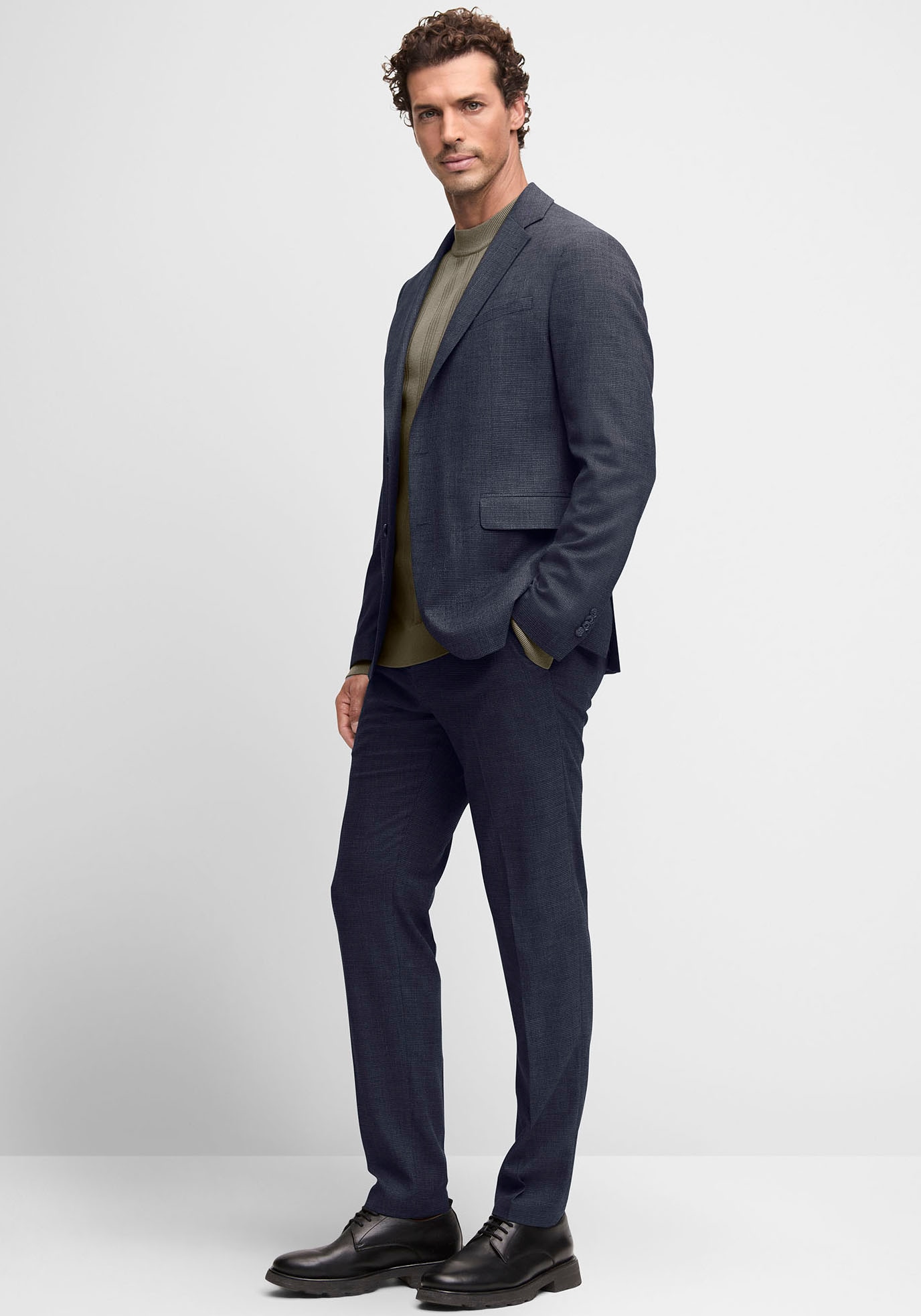 Cinque Pantalon de costume »CIBRAVO«  in dezentem Muster, Slim Fit
