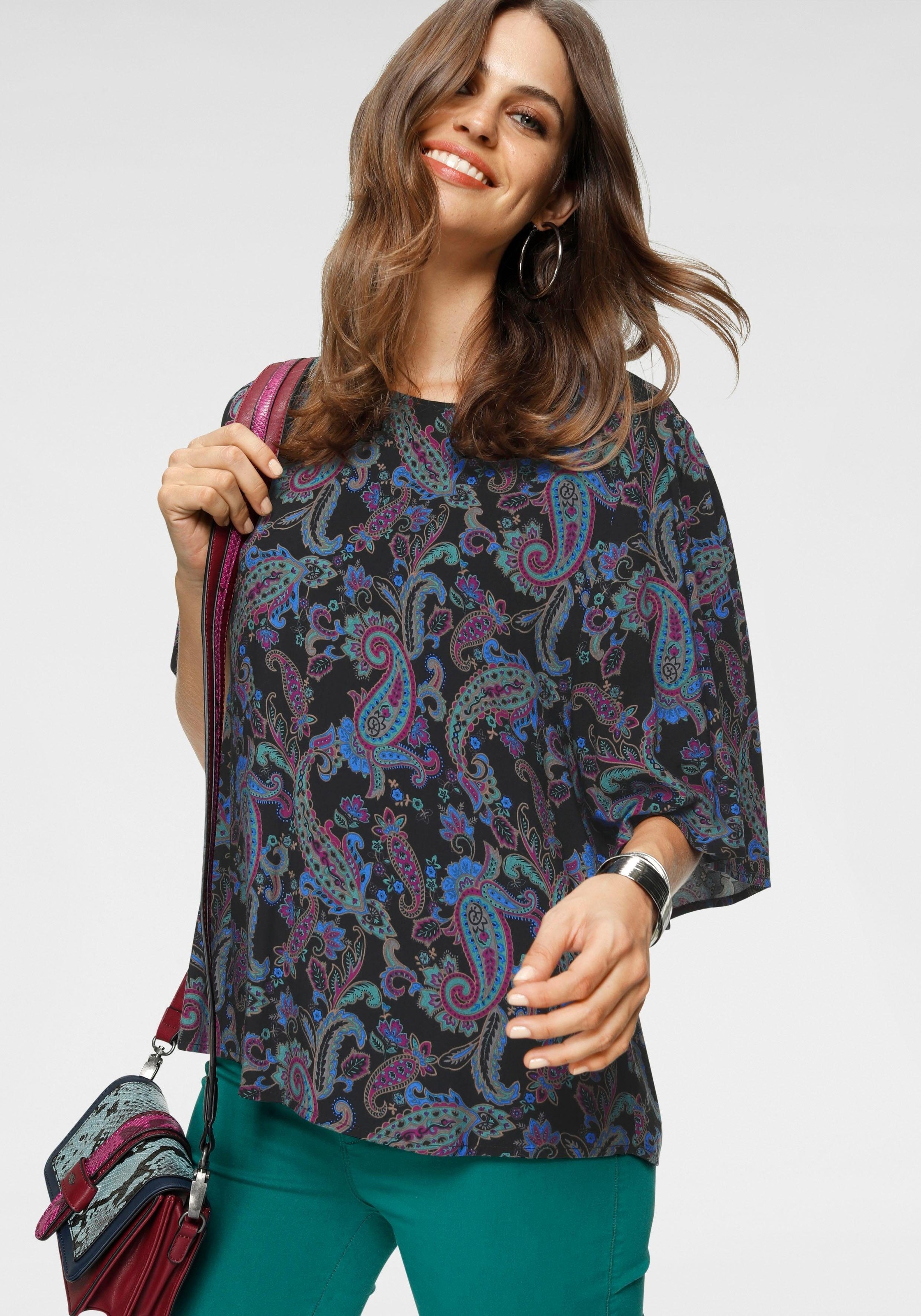 Image of soyaconcept Druckbluse »SC-Asante1«, in angesagtem Paisley-Design bei Ackermann Versand Schweiz
