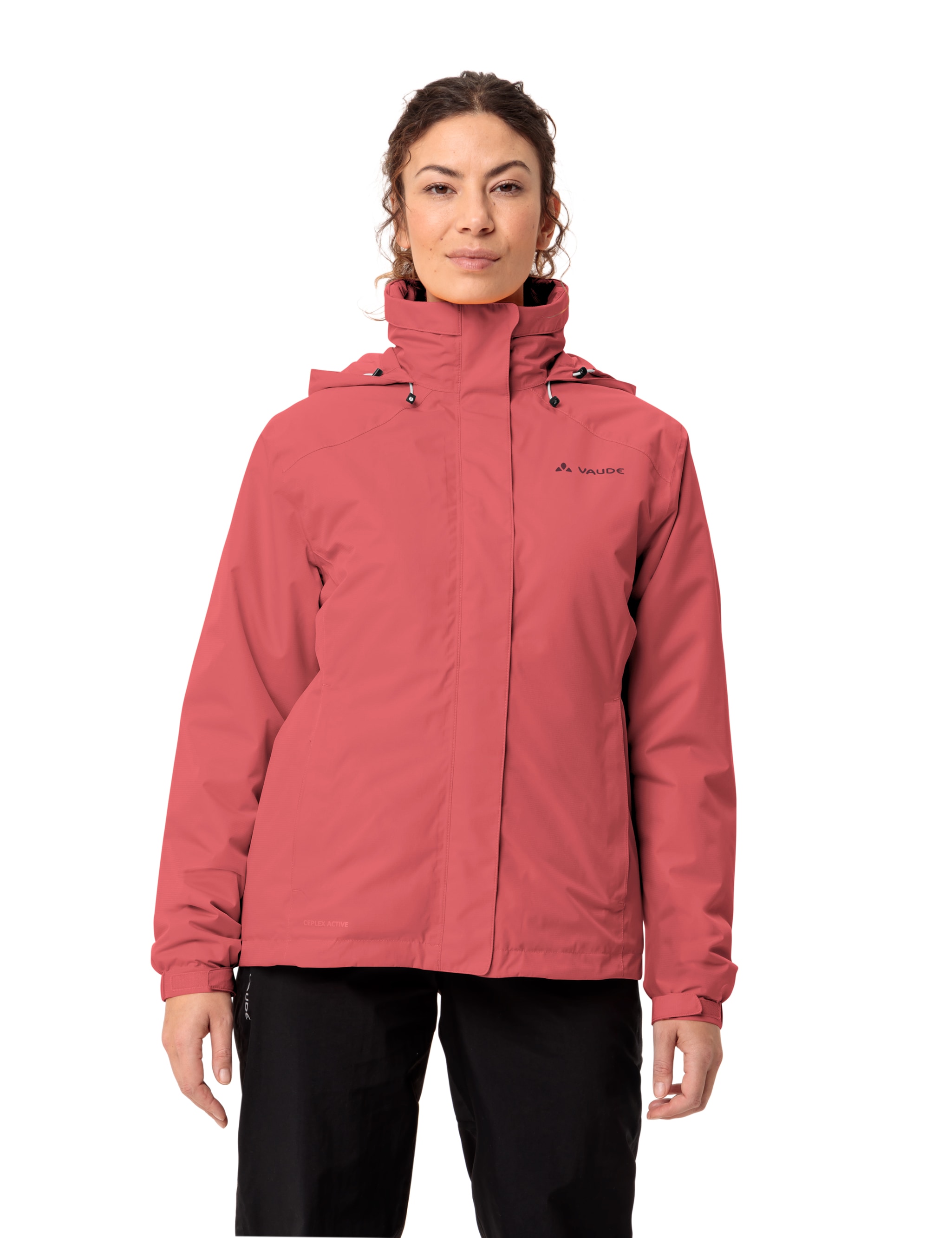 VAUDE Fahrradjacke »WOMEN'S ESCAPE BIKE WARM JACKET«, (1 St.), mit Kapuze, Wasserdicht, winddicht und atmungsaktiv