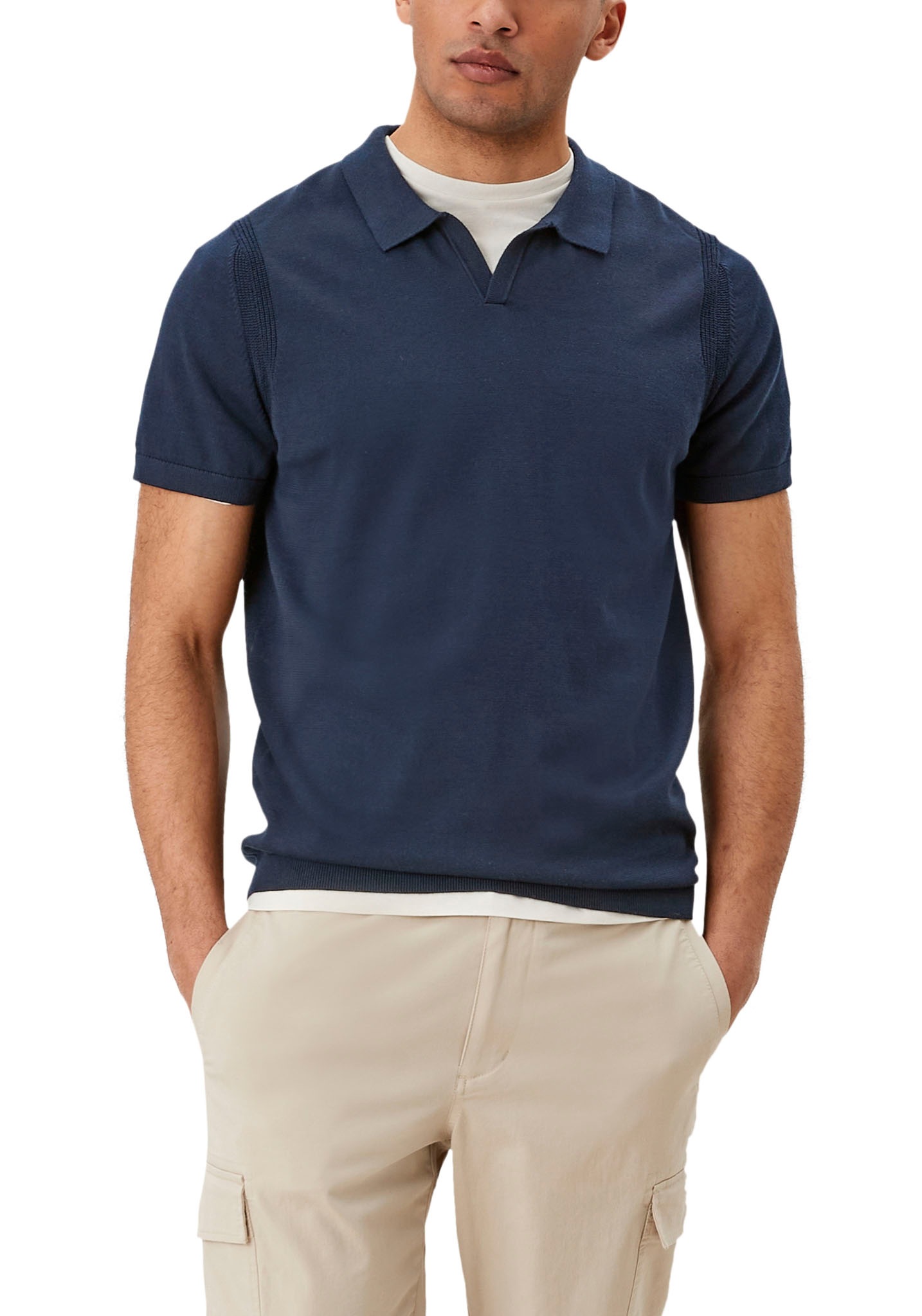 Image of s.Oliver Kurzarmpullover, mit Kragen bei Ackermann Versand Schweiz