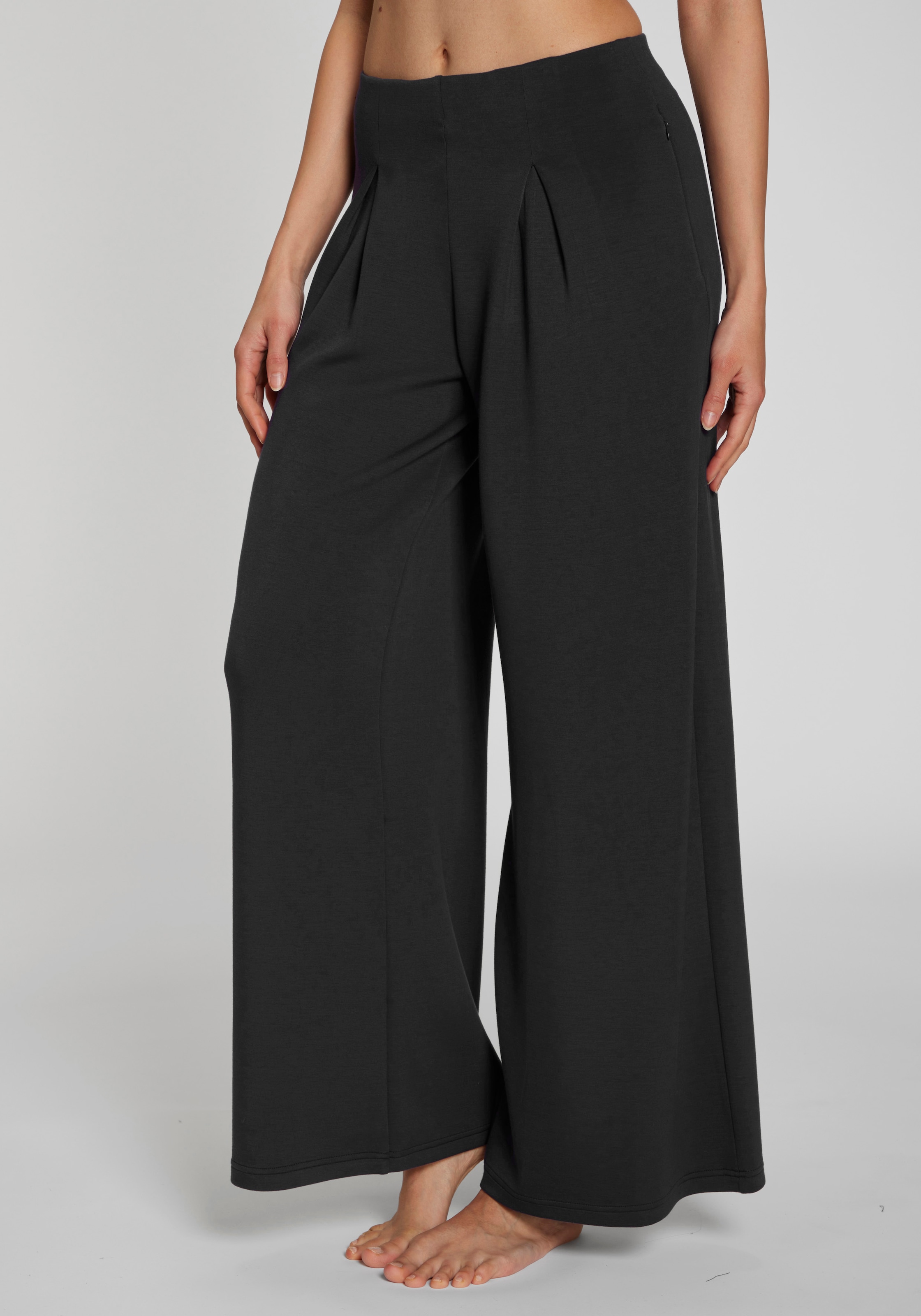 Image of LASCANA Homewearhose mit weitem Bein und Kellerfalten