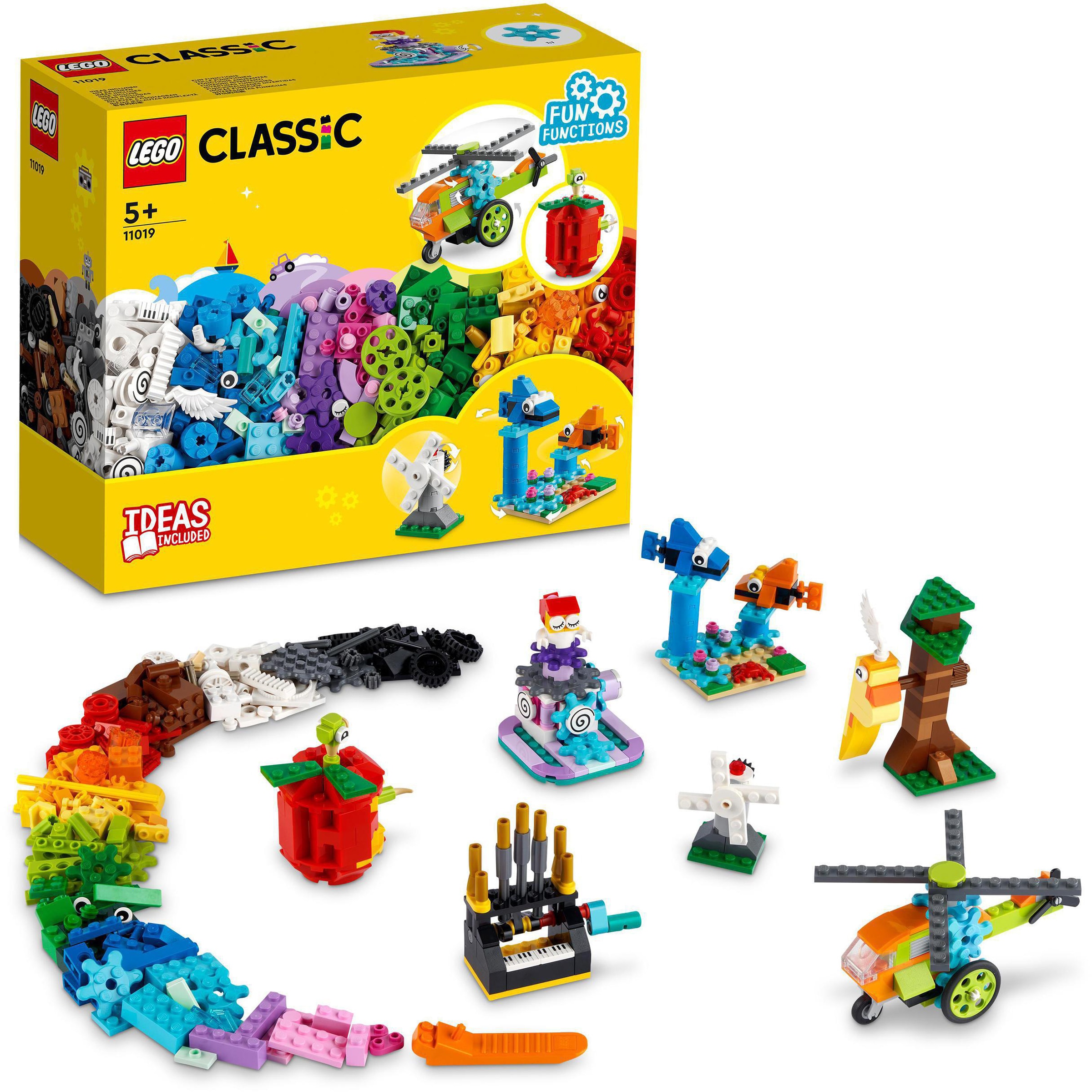 Konstruktionsspielsteine »Bausteine und Funktionen (11019), LEGO® Classic«, (500 St.),...