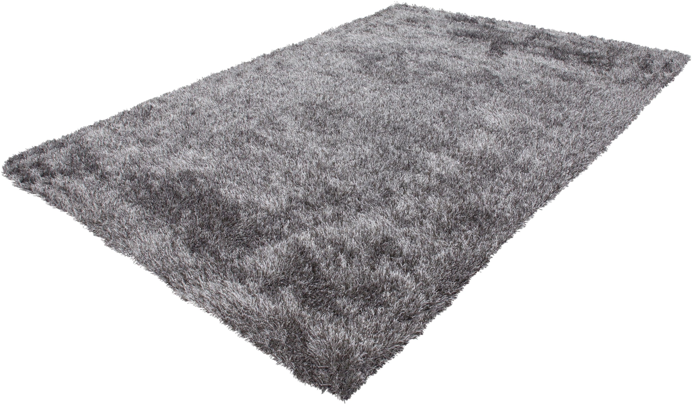 Bruno Banani Hochflor-Teppich »Alga«, rechteckig, 40 mm Höhe, Uni, Shaggy, Langflor, besonders weich und kuschelig, Wohnzimmer