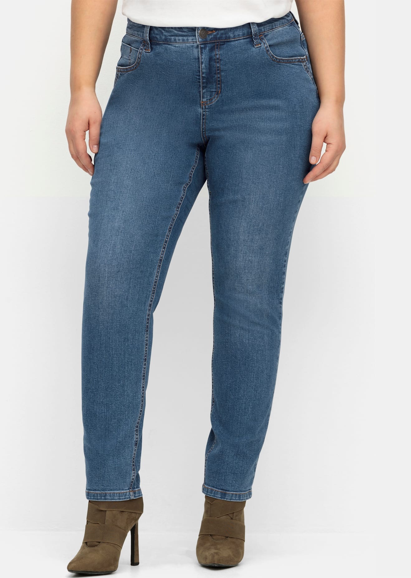 Sheego Stretch-Jeans, (1 tlg.)