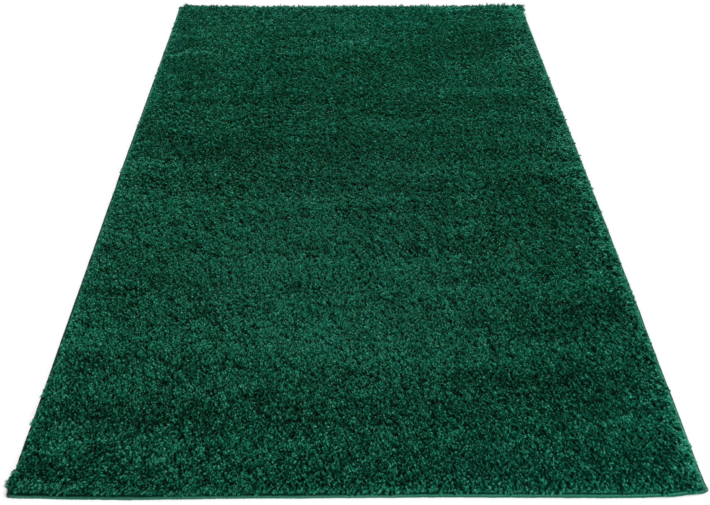 Home affaire Hochflor-Teppich »Shaggy 30«, rechteckig, 30 mm Höhe, Teppich, Uni Farben, besonders weich und kuschelig