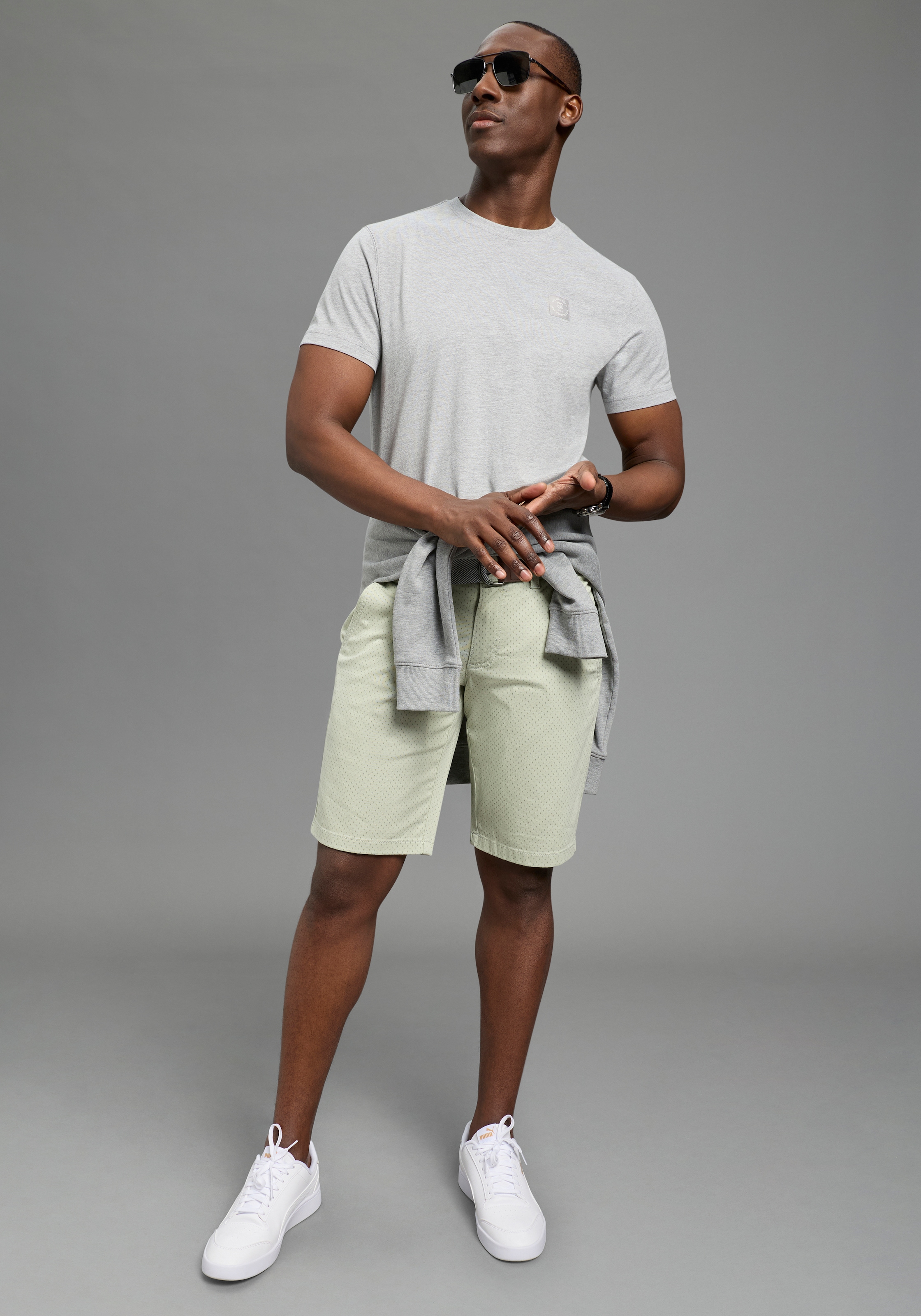 DELMAO Shirt à col rond »Neue Kollektion!« 2er-Pack,  normale Passform, kurzarm, mit Rundhalsausschnitt, bedruckt